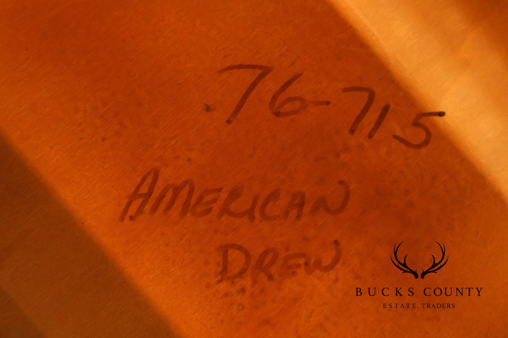 American Drew Traditional Cherry Dining Table With Two Leaves
