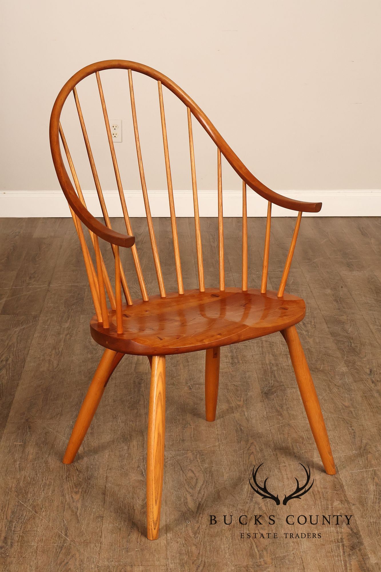 Thomas Moser Set Of Eight Continuous Arm Dining Chairs