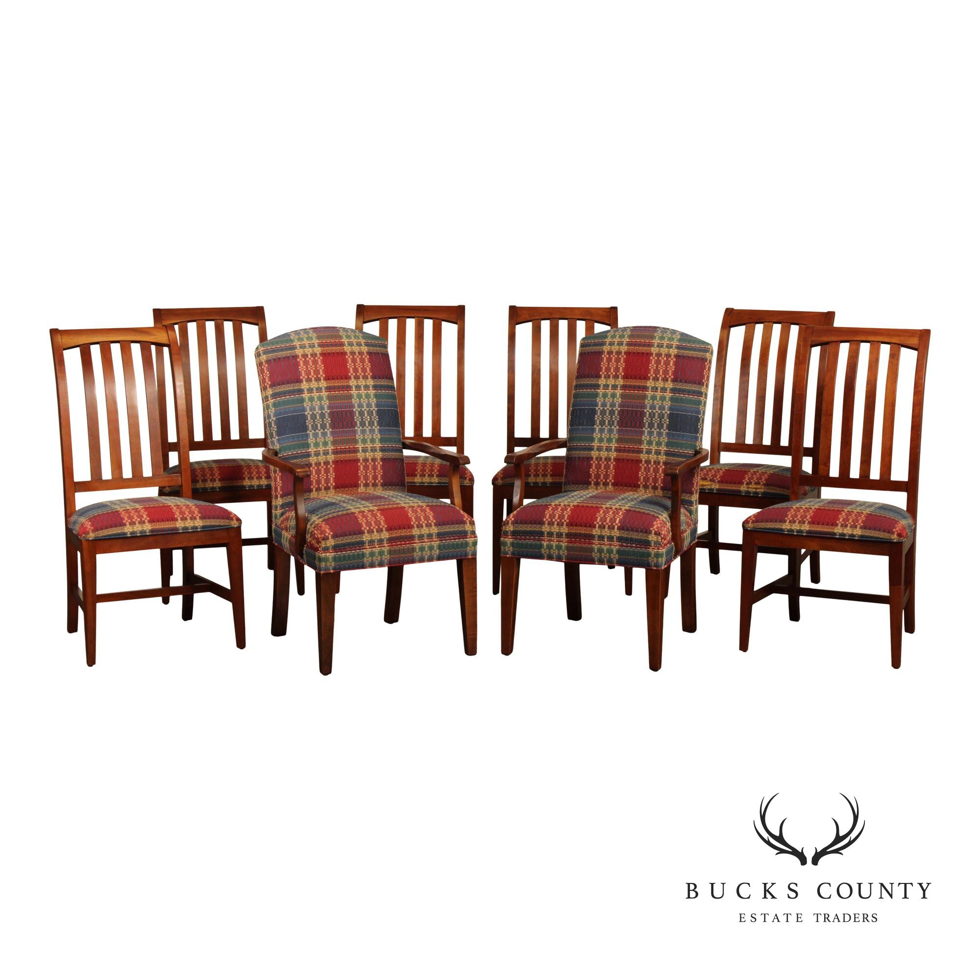 Ethan Allen 'American Impressions' Set of Eight Dining Chairs