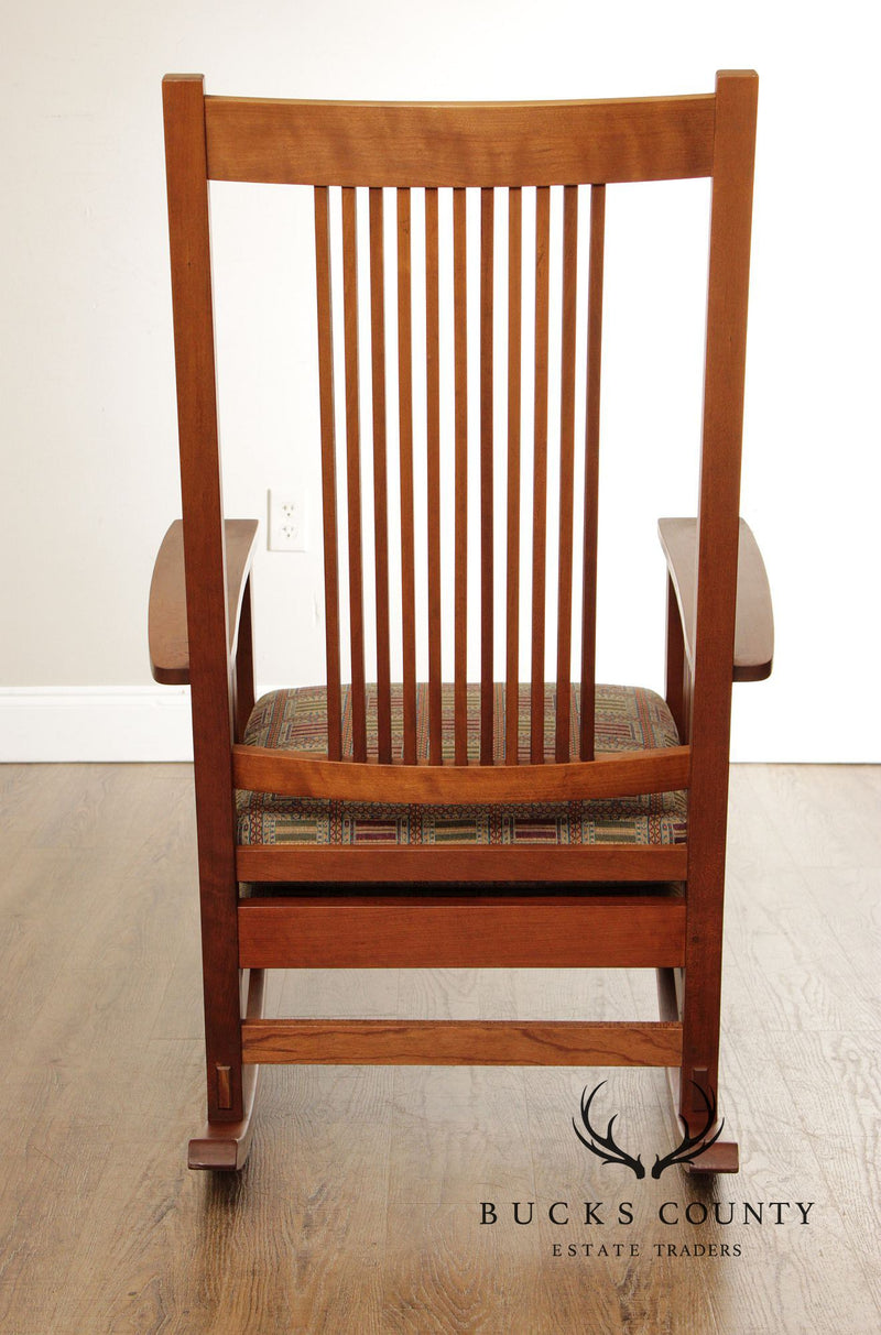 Stickley Mission Collection Cherry Spindle Rocker