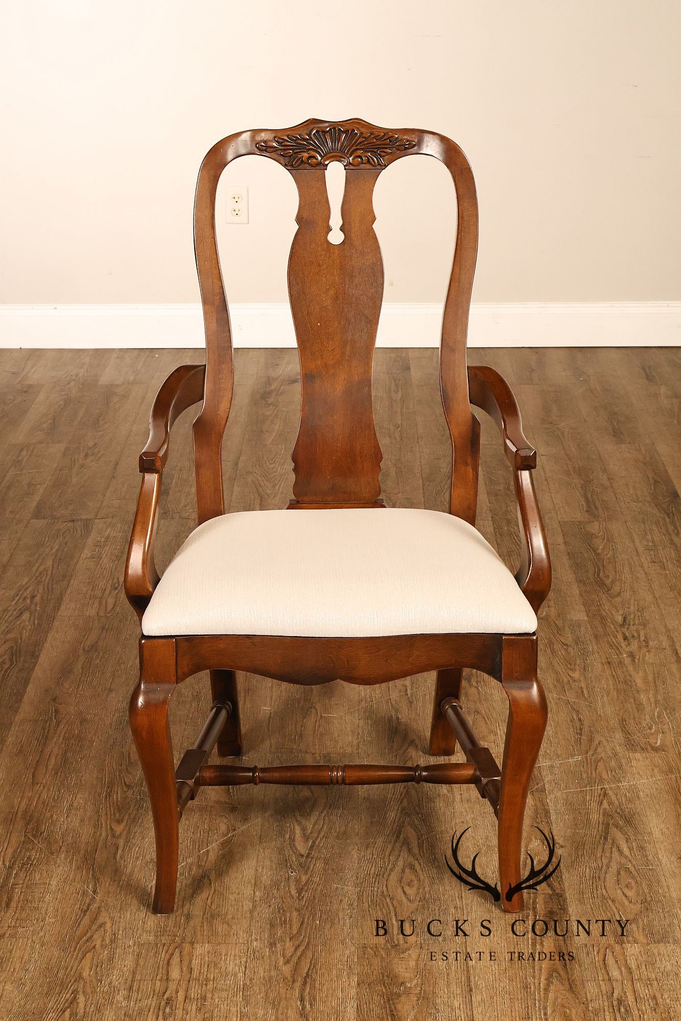 Vintage Pennsylvania House Villas Collection Set Of 8 Queen Anne Dining Chairs