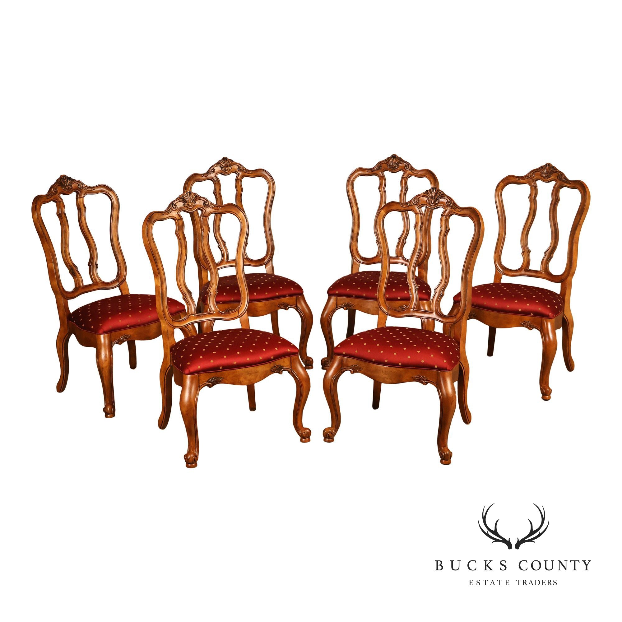 Ethan Allen 'Tuscany' Set of Six Dining Chairs