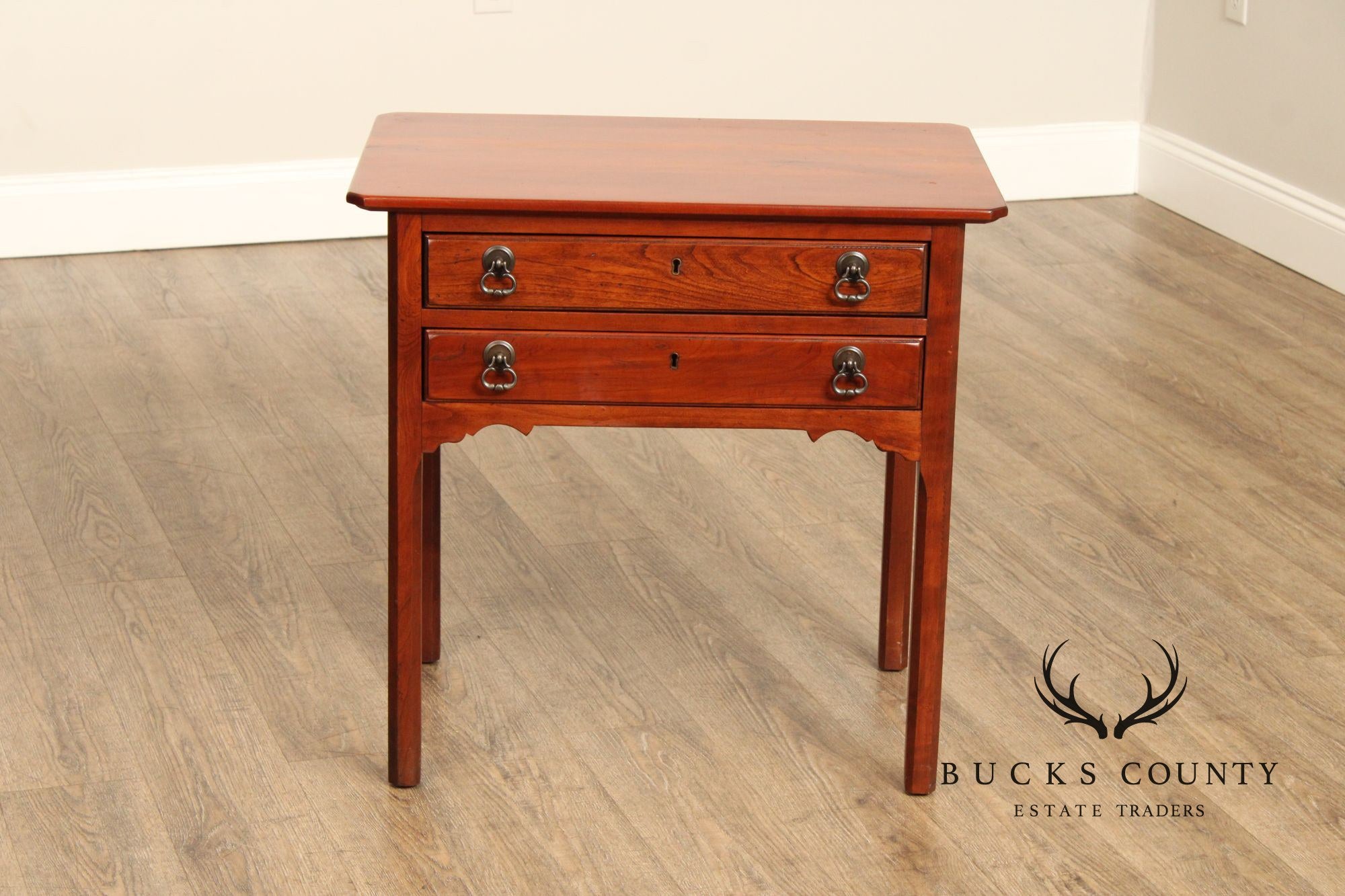 Lexington Bob Timberlake Pair of Cherry Two-Drawer Side Tables