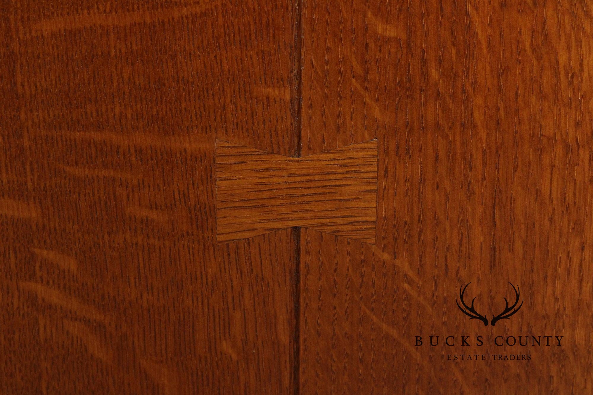 Stickley Mission Collection Oak Three Door China Cabinet