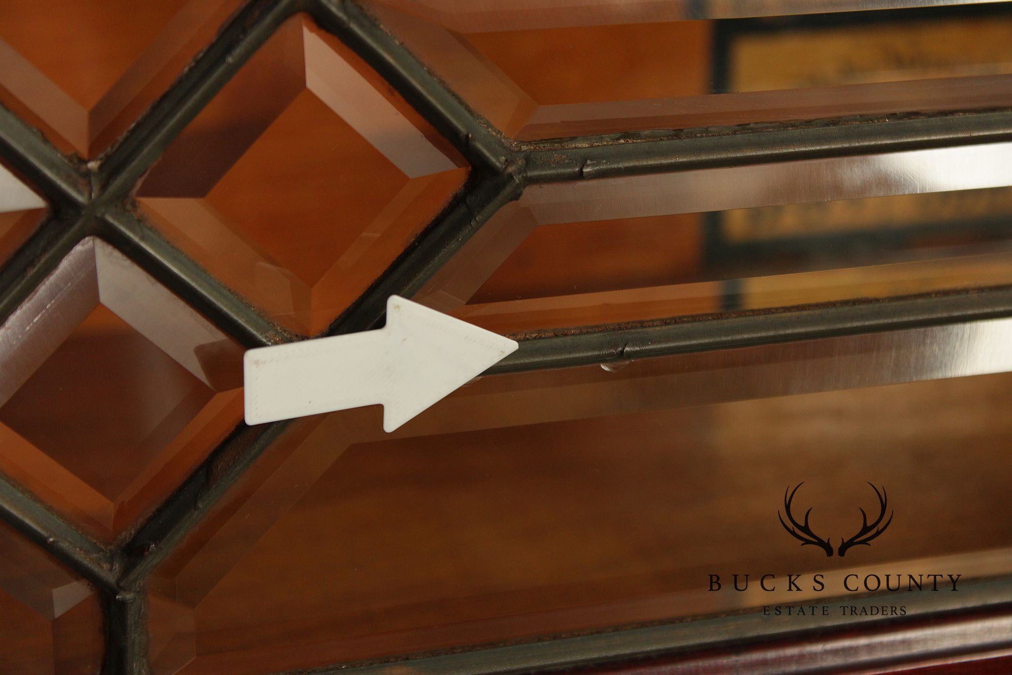 Globe Wernicke Antique Mahogany Four-Section Barrister Bookcase