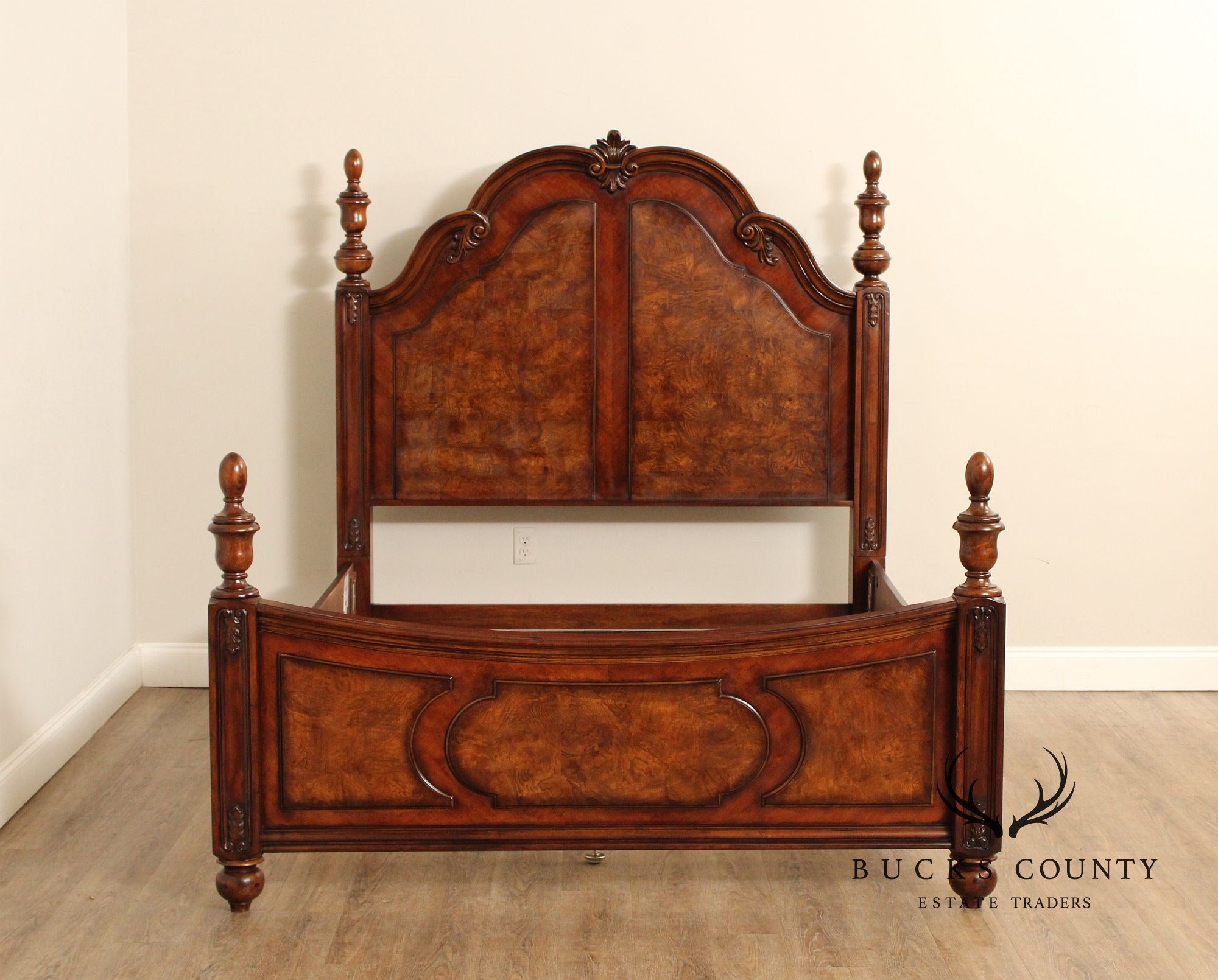 Pulaski Furniture 'Ashton Park' Burlwood Queen Bedframe