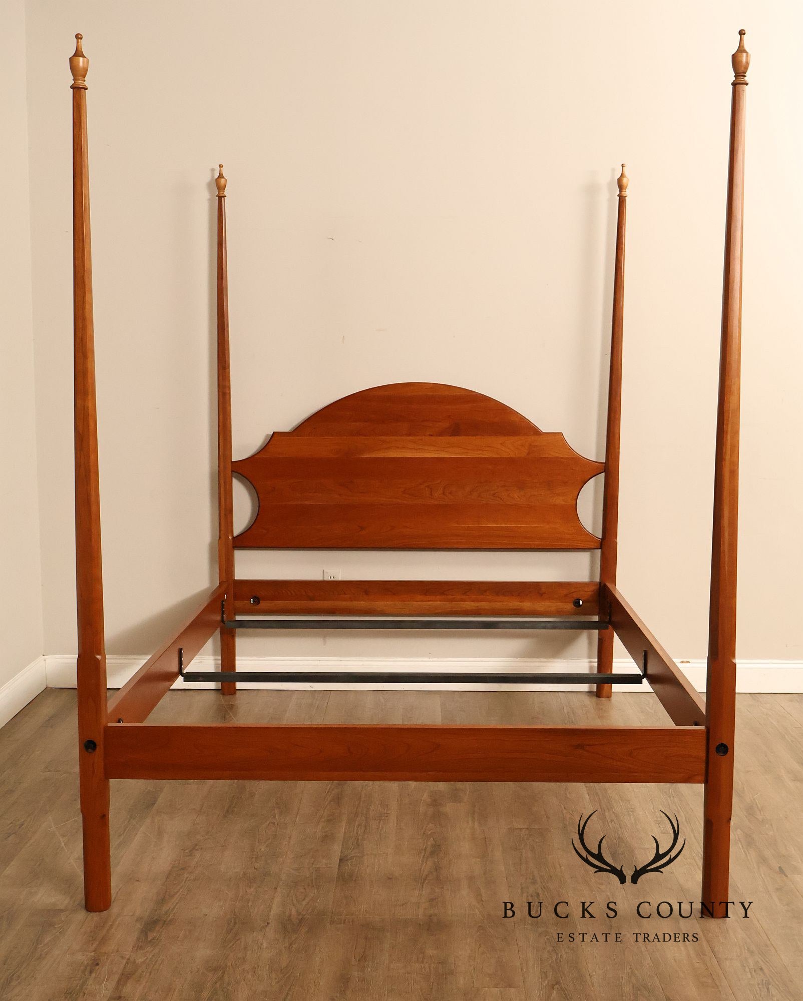 Custom Quality Solid Cherry Queen Size Poster Bed