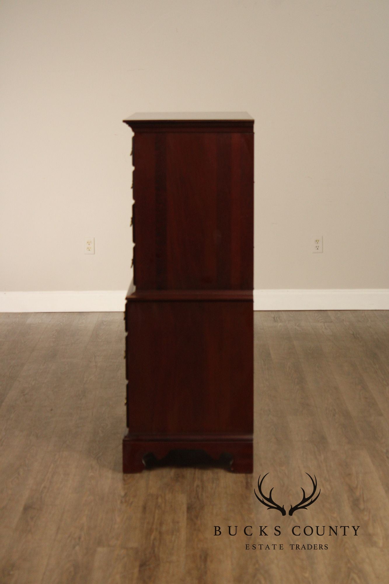 Link Taylor Chippendale Style Mahogany Chest on Chest