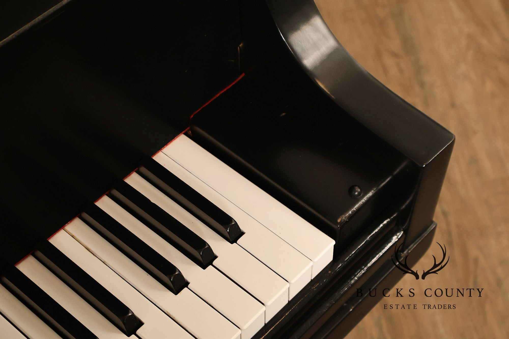 Kurtzman Ebonized Grand Piano And Duet Bench