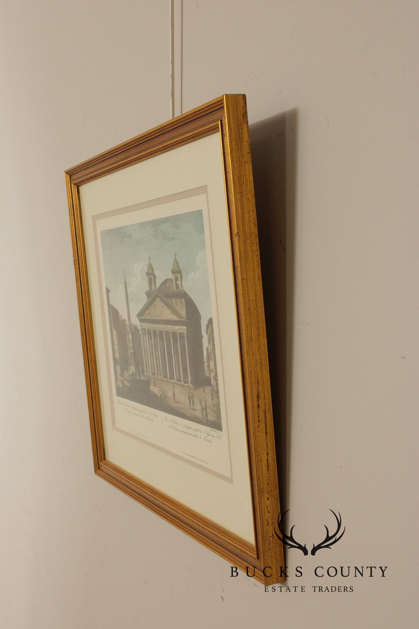 Set of Four Framed Italian Architectural Prints