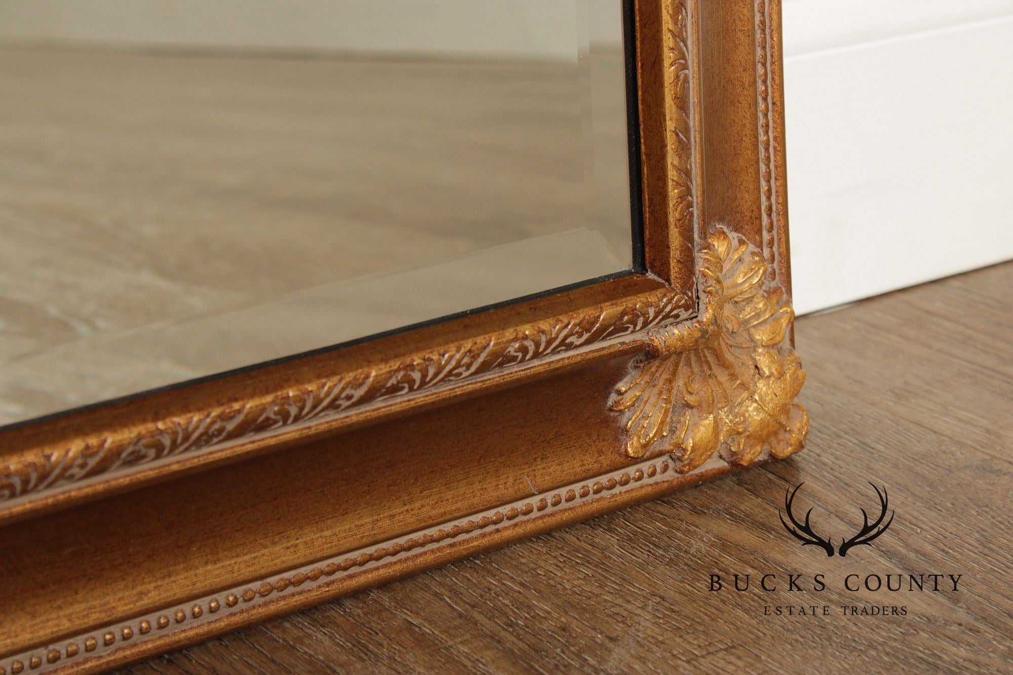 Neoclassical Style Giltwood Acanthus Leaf Wall Mirror