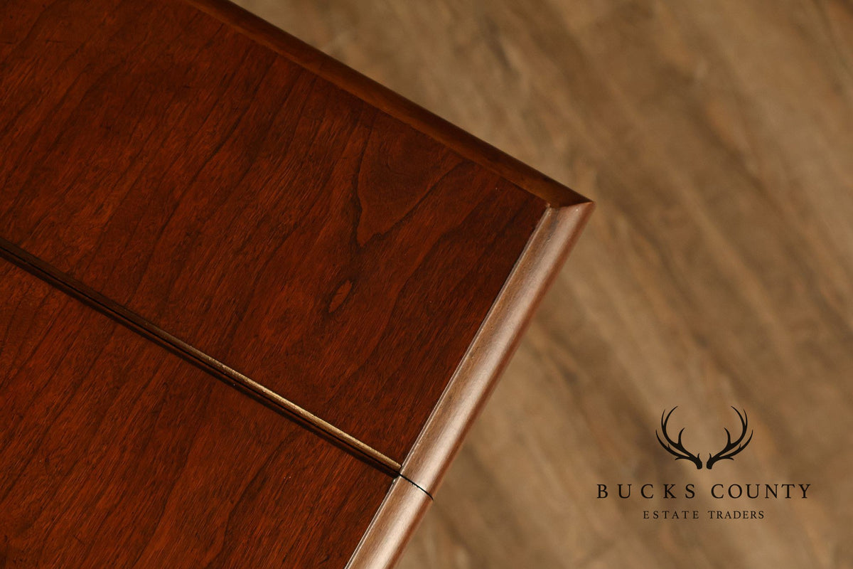 American Drew Chippendale Style Cherry Flip Top Server