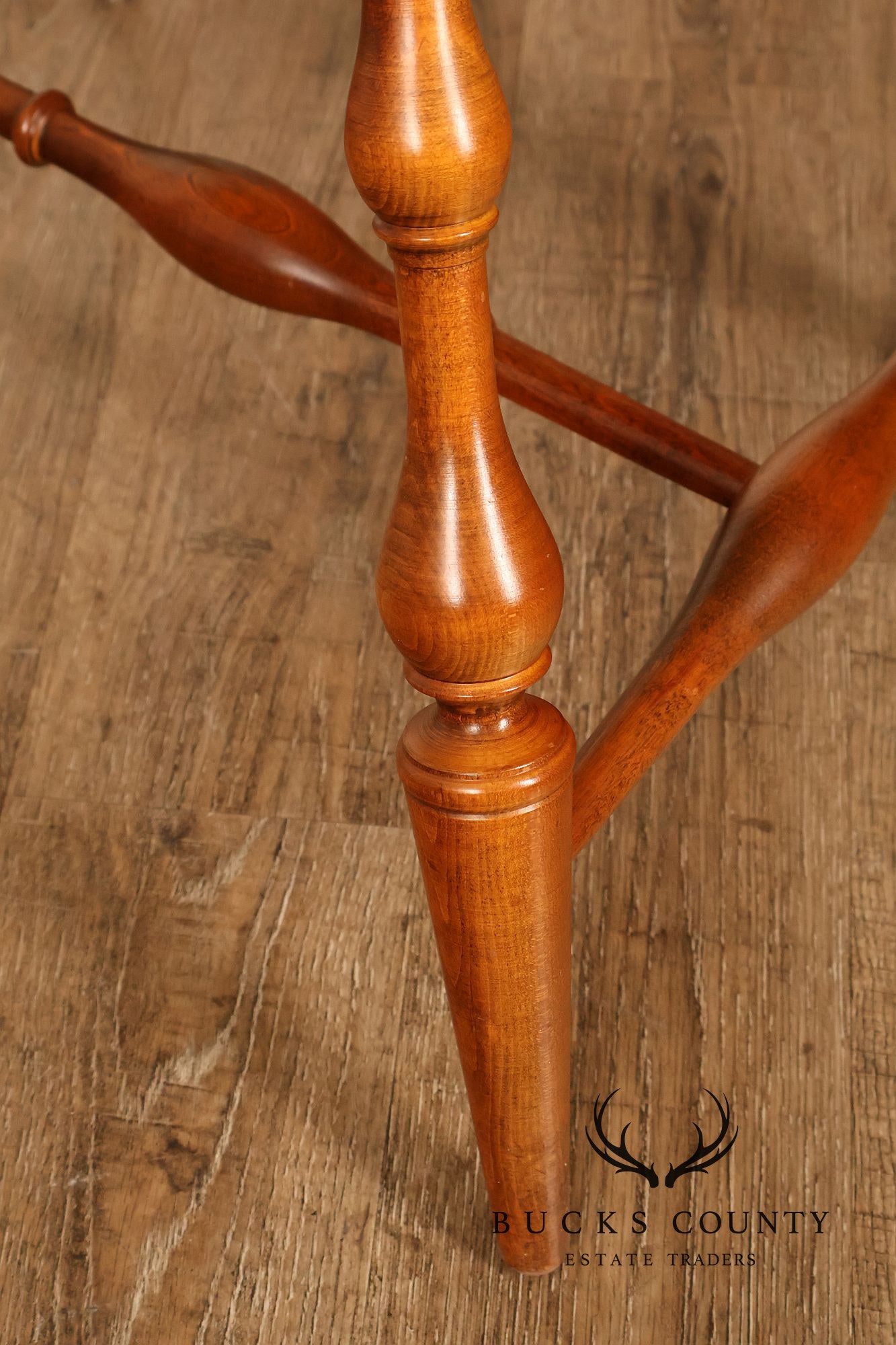 Nichols and Stone Pair of Oak Windsor Armchairs