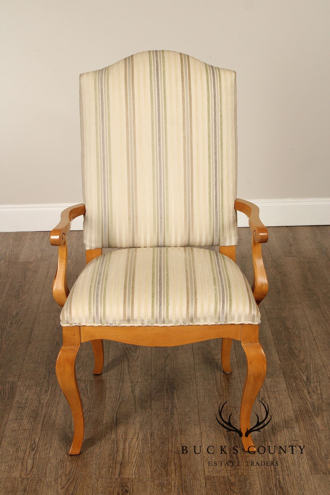 Ethan Allen French Country Style Pair of Armchairs