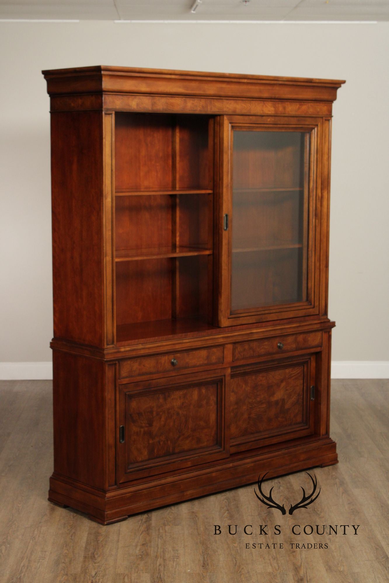 Ethan Allen 'Townhouse' Burlwood Bookcase