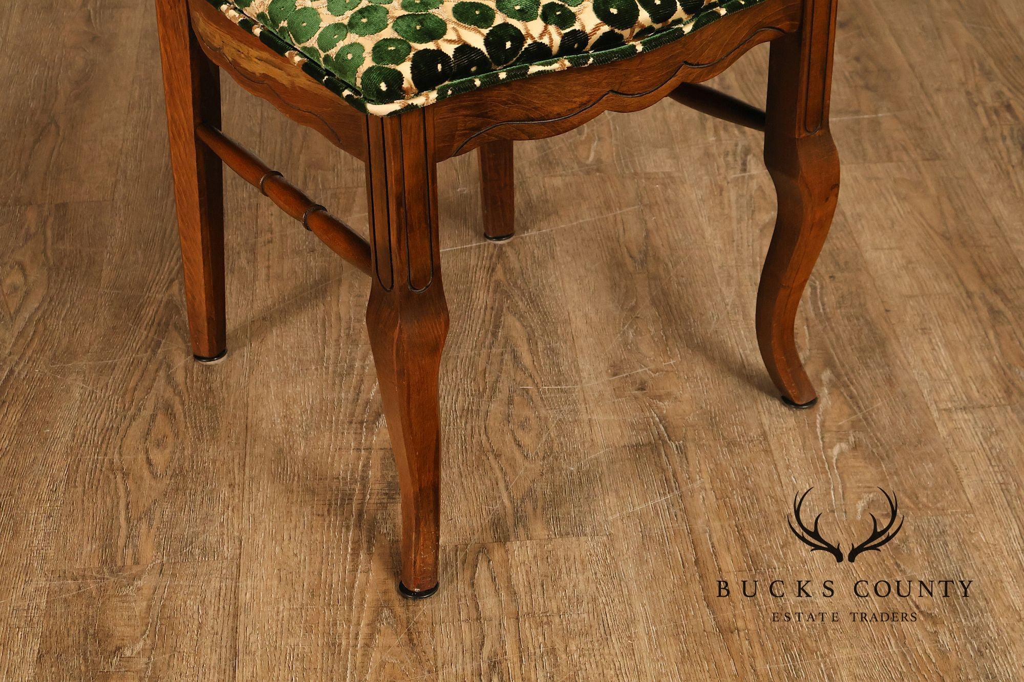 Hill Mfg. Corp. French Country Style Set of Six Ladderback Dining Chairs