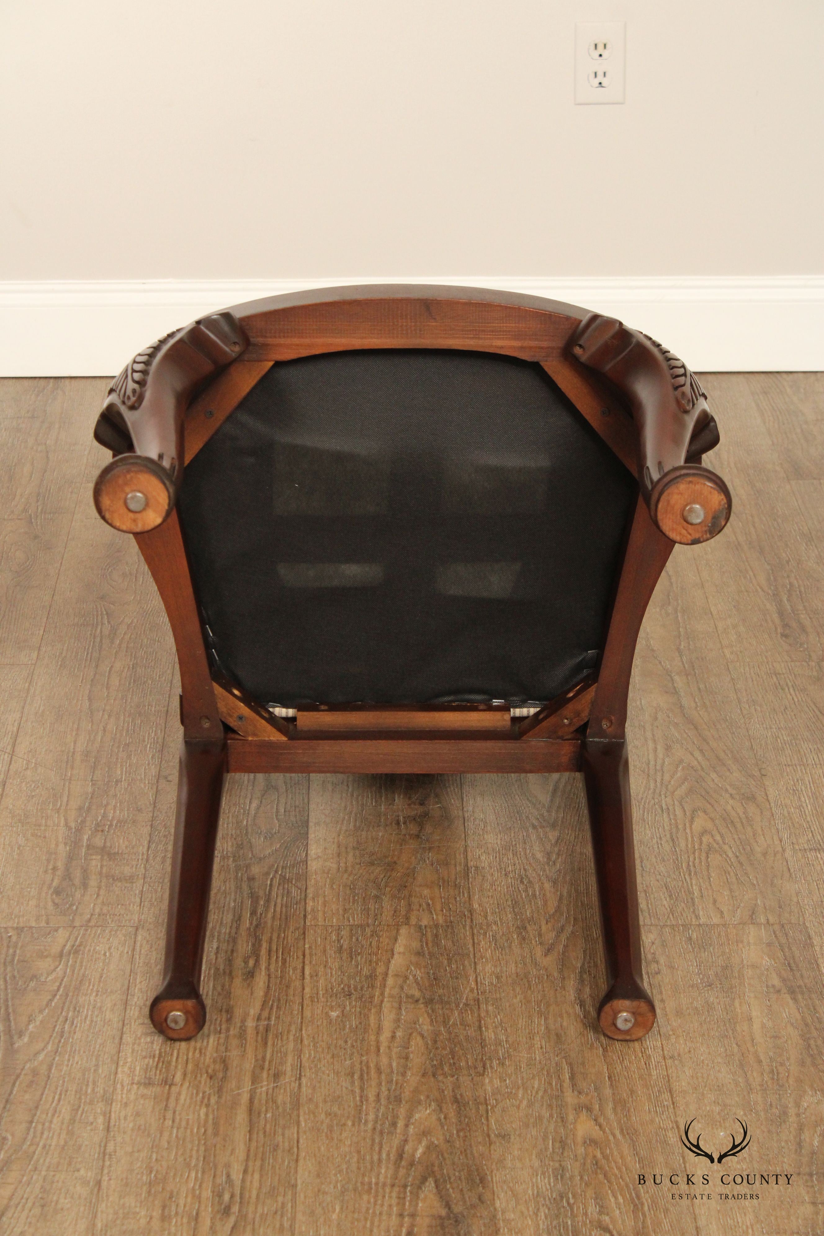 Baker Historic Charleston Collection Set of Six Mahogany Dining Chairs