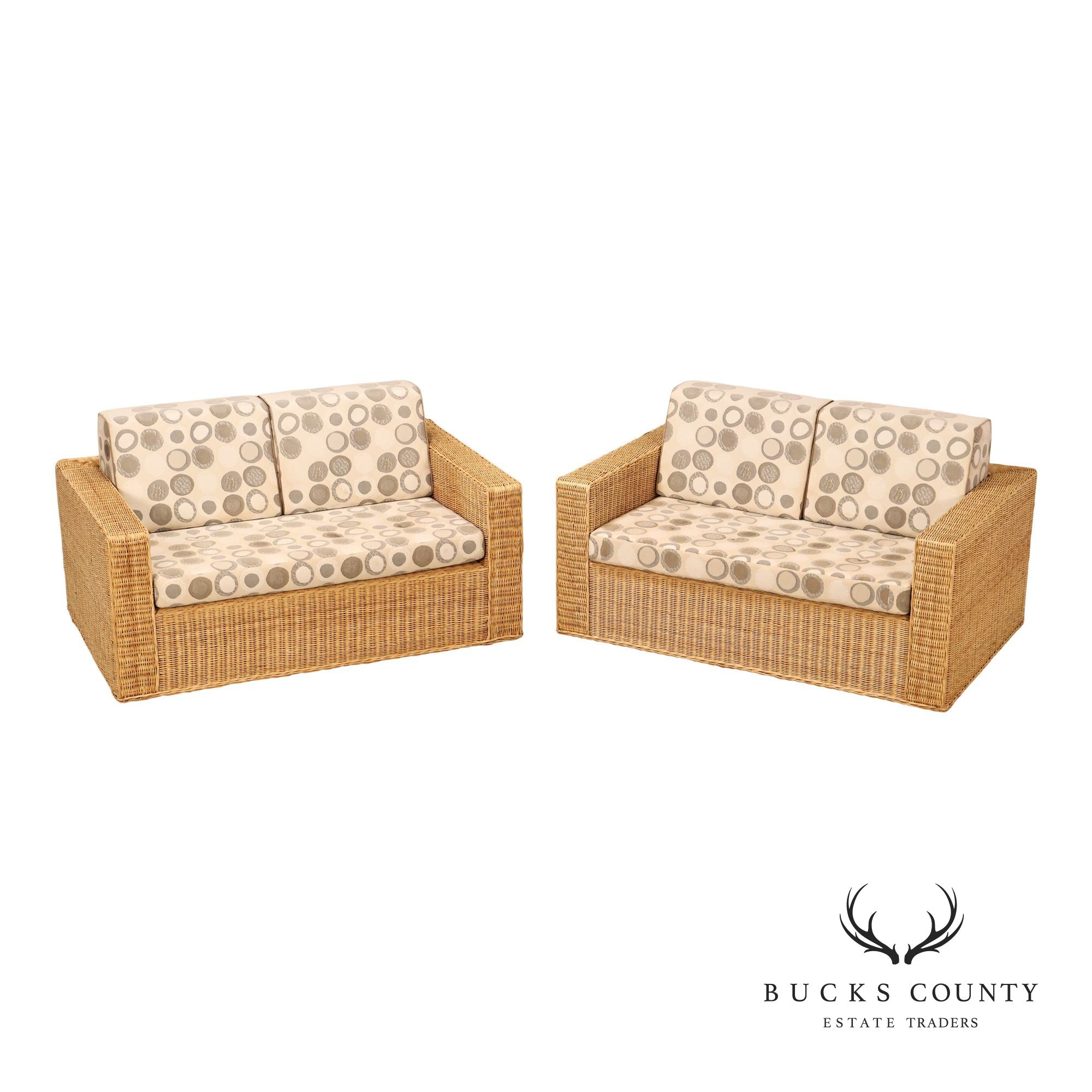 Pair of Gunther Lambert Patio Loveseats