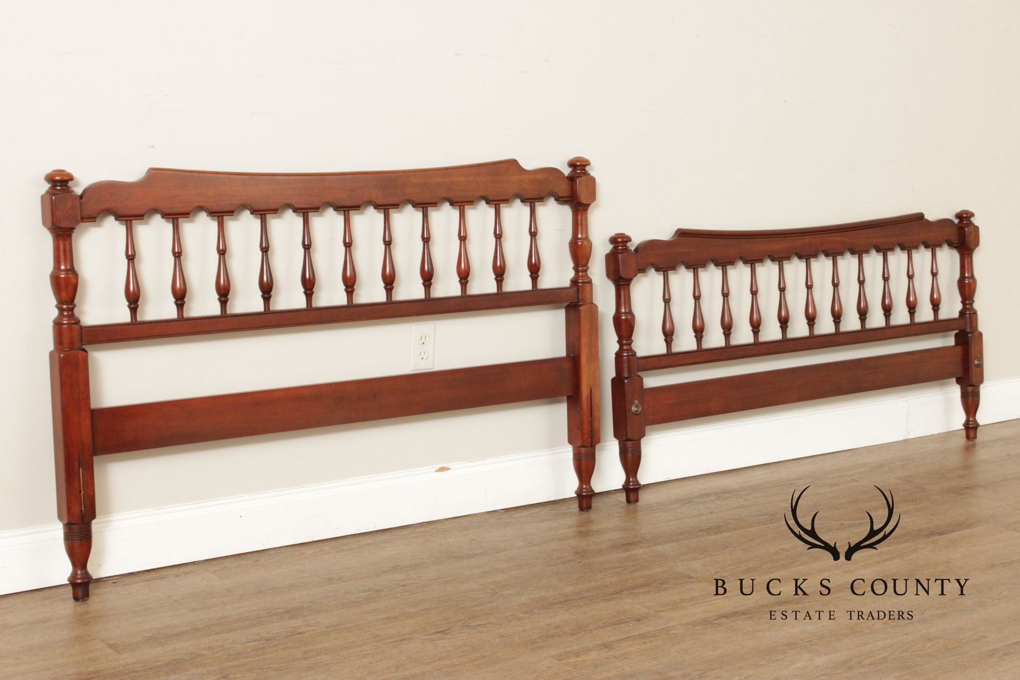 Pennsylvania House Vintage cherry spindle Headboard And Footboard