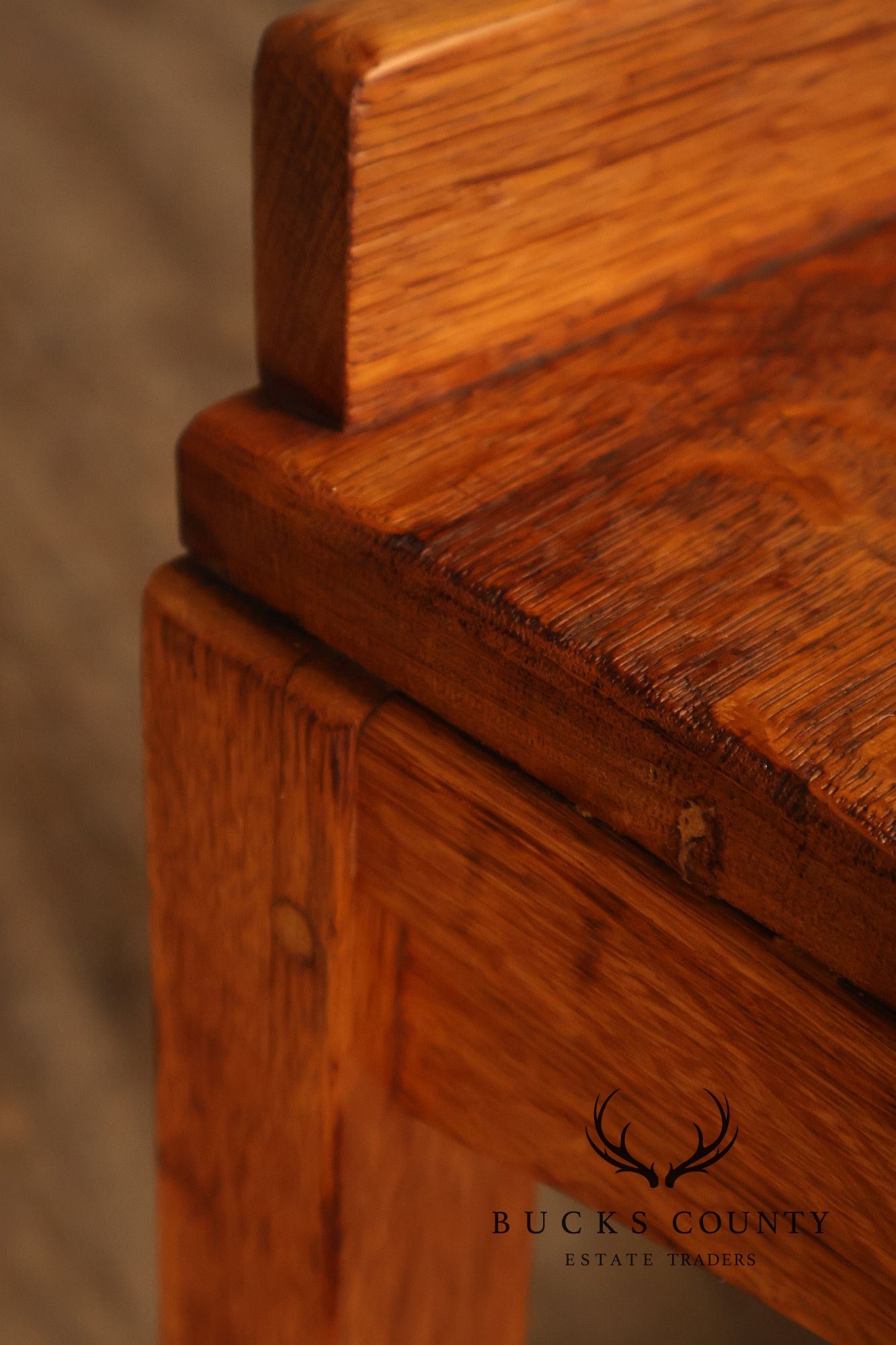 Antique Limbert Arts And Crafts Quarter Sawn Oak Server or Console Table