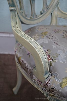 Vintage French Louis XV Hollywood Regency Style Painted Chairs