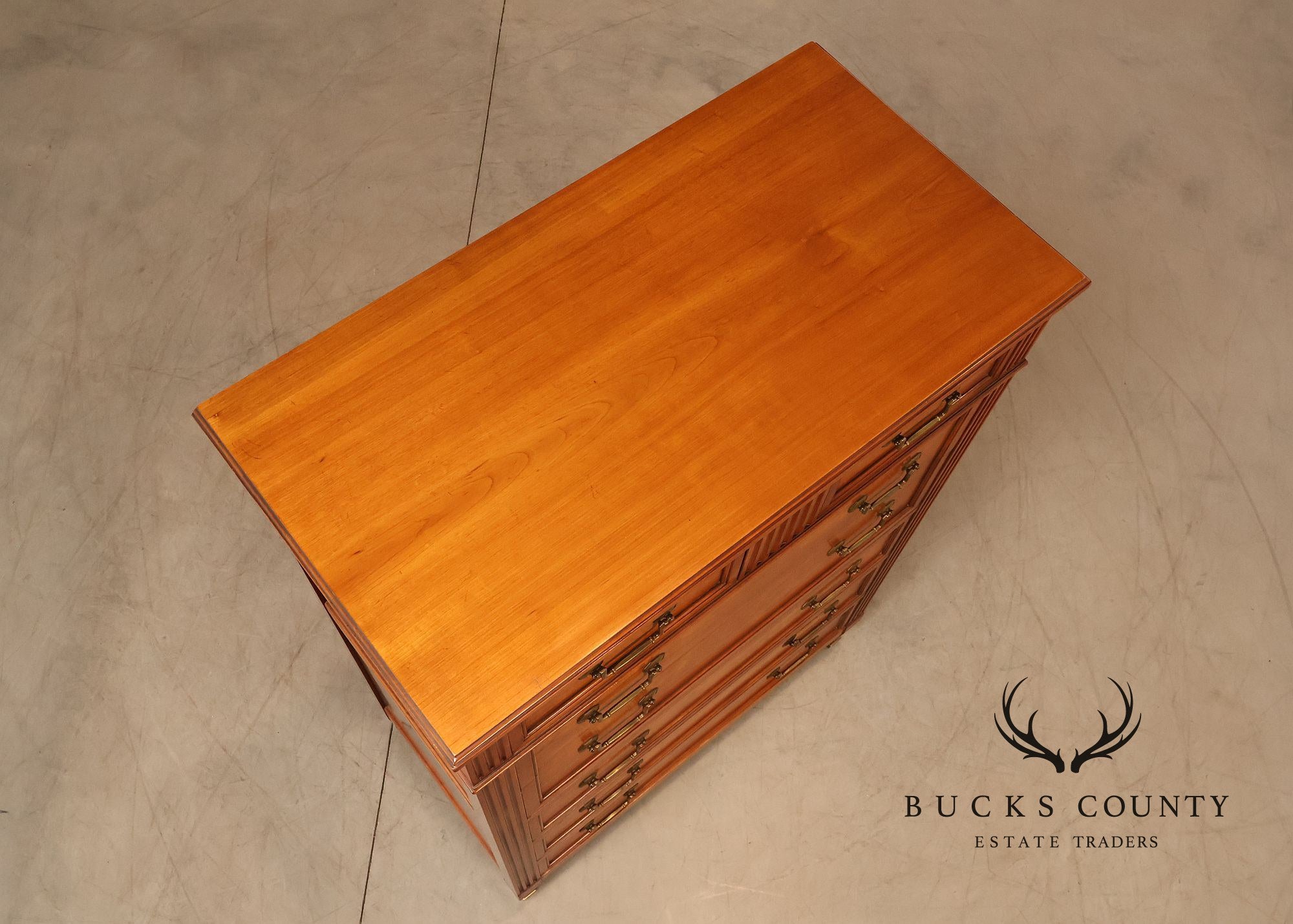 Kindel French Directoire Style Fruitwood High Chest