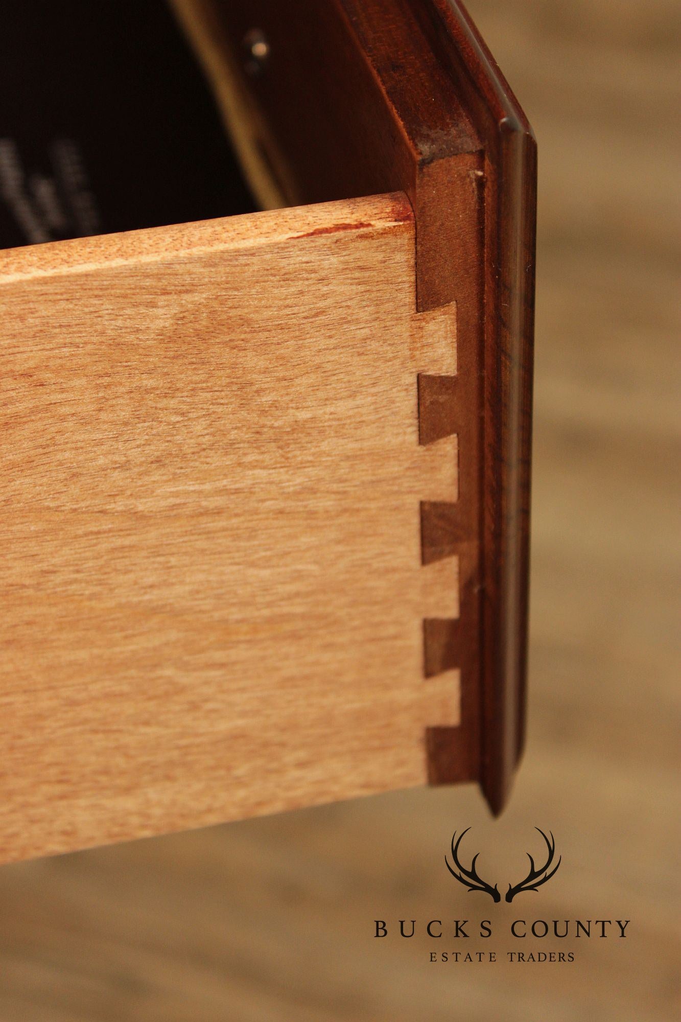 Pennsylvania House Cherry Colonial Style Lighted China Cabinet Hutch