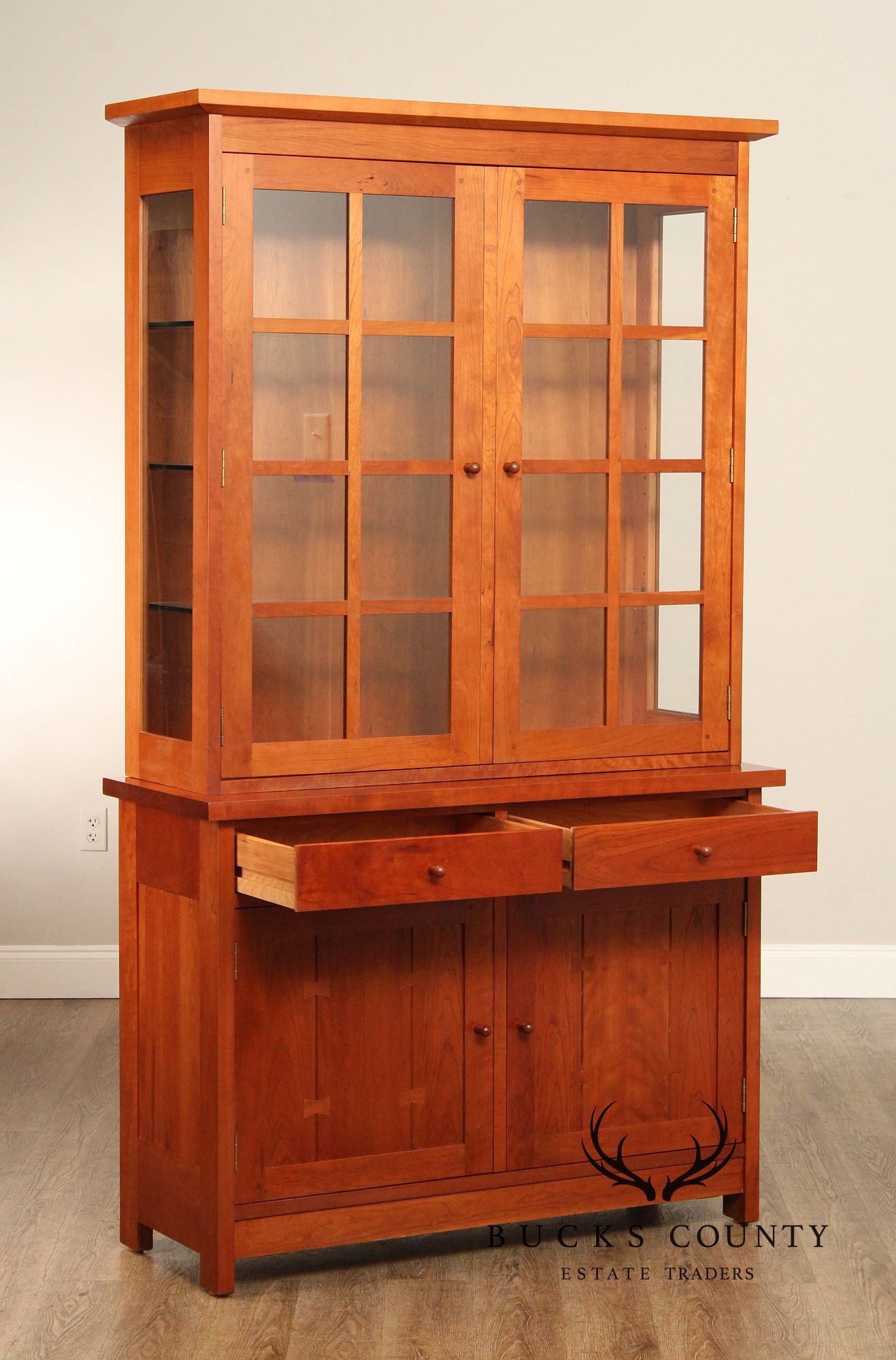 Stickley Mission Collection Cherry China Cabinet