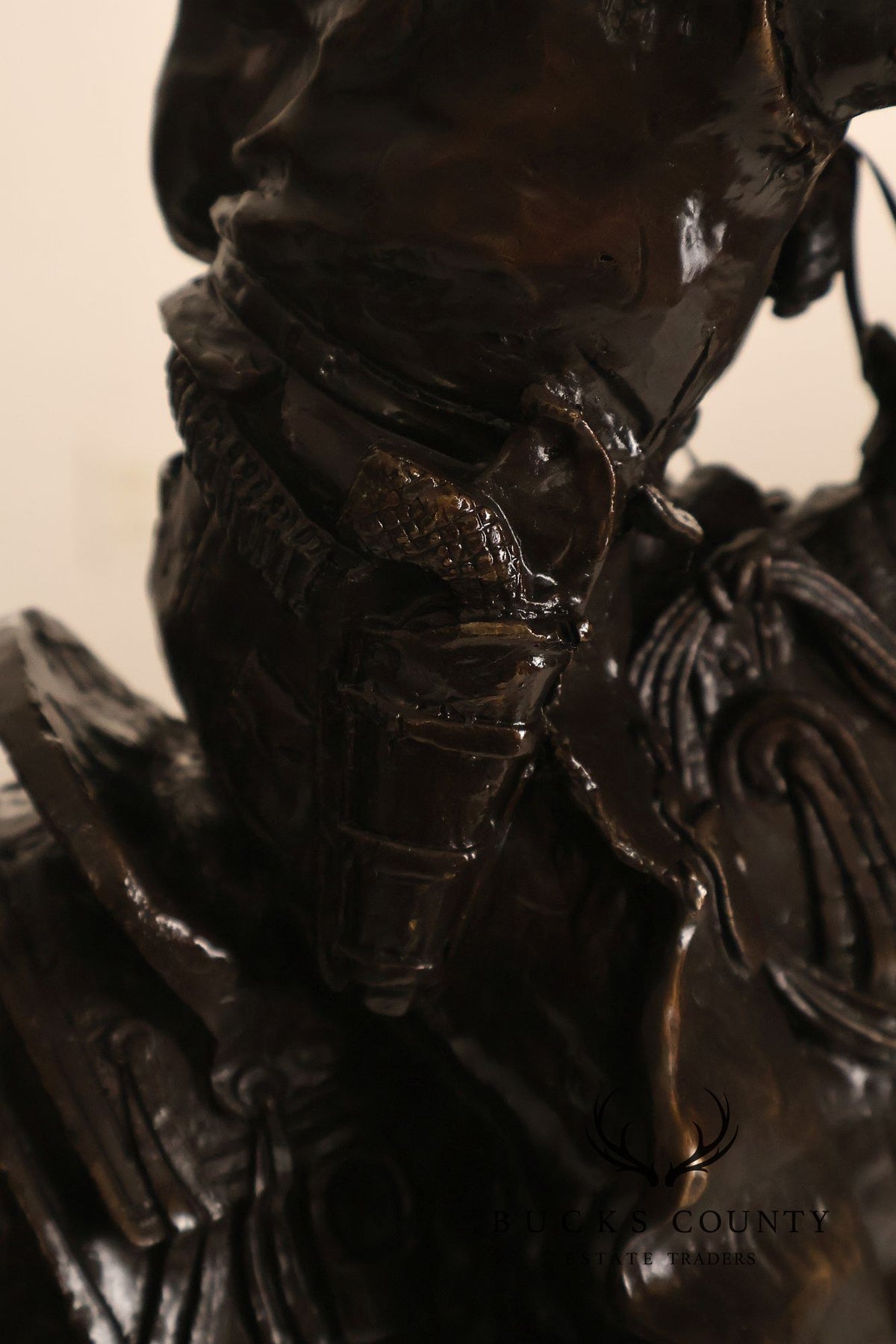 Frederick Remington Bronze Sculpture, 'The Cowboy'