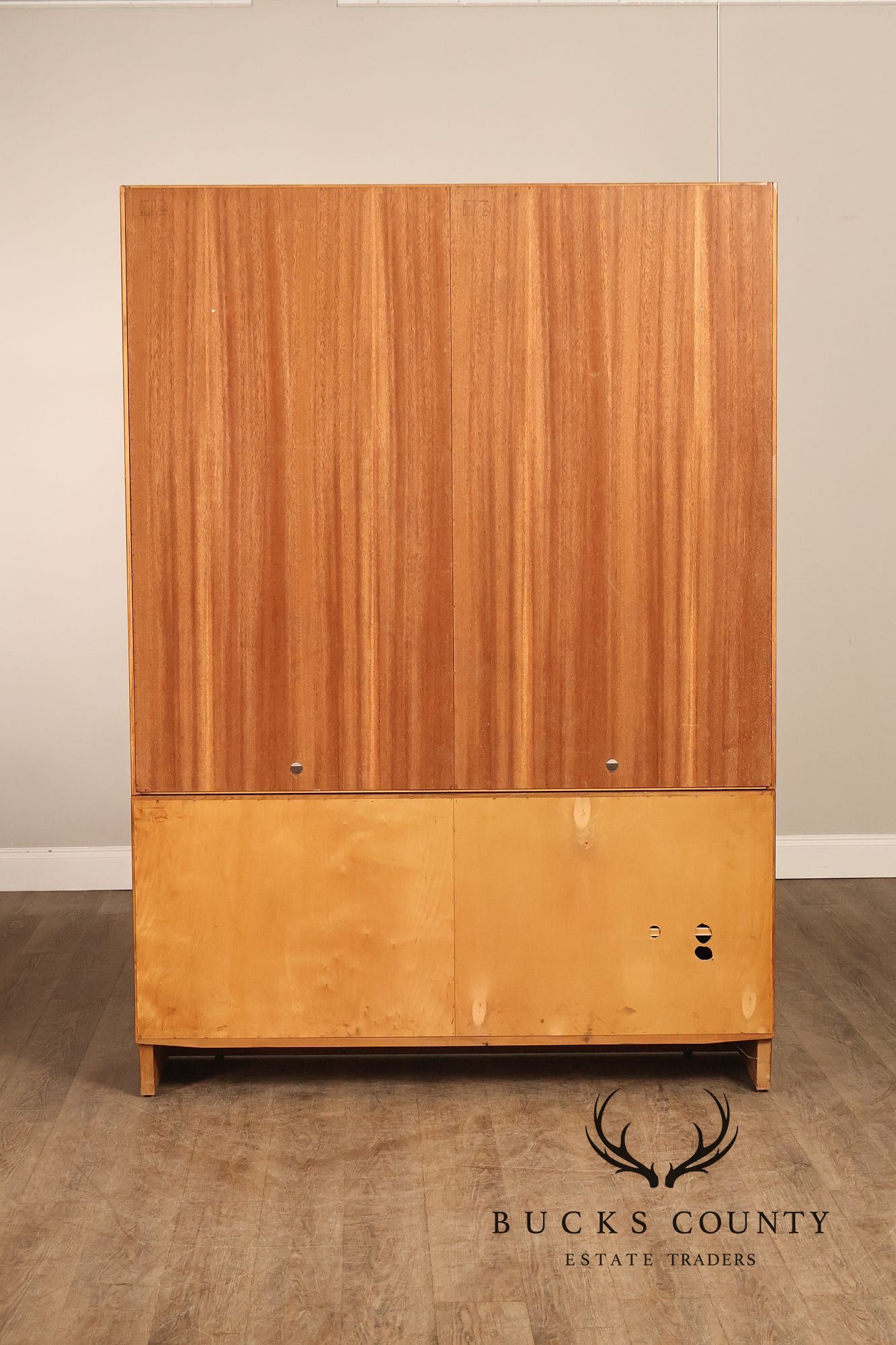 Danish Modern Teak Bookcase Hutch