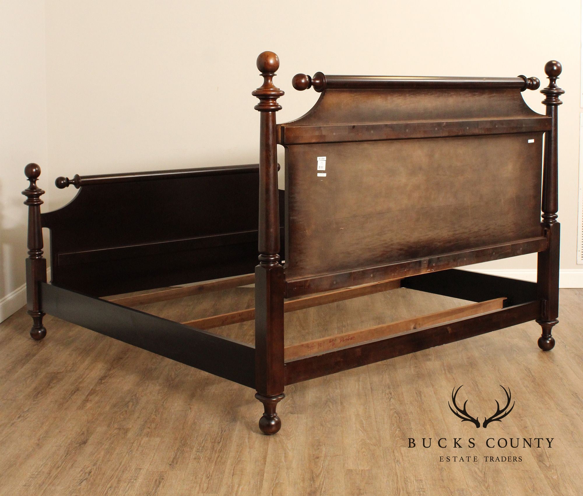 Farmhouse Style King Size Cannon Ball Bed