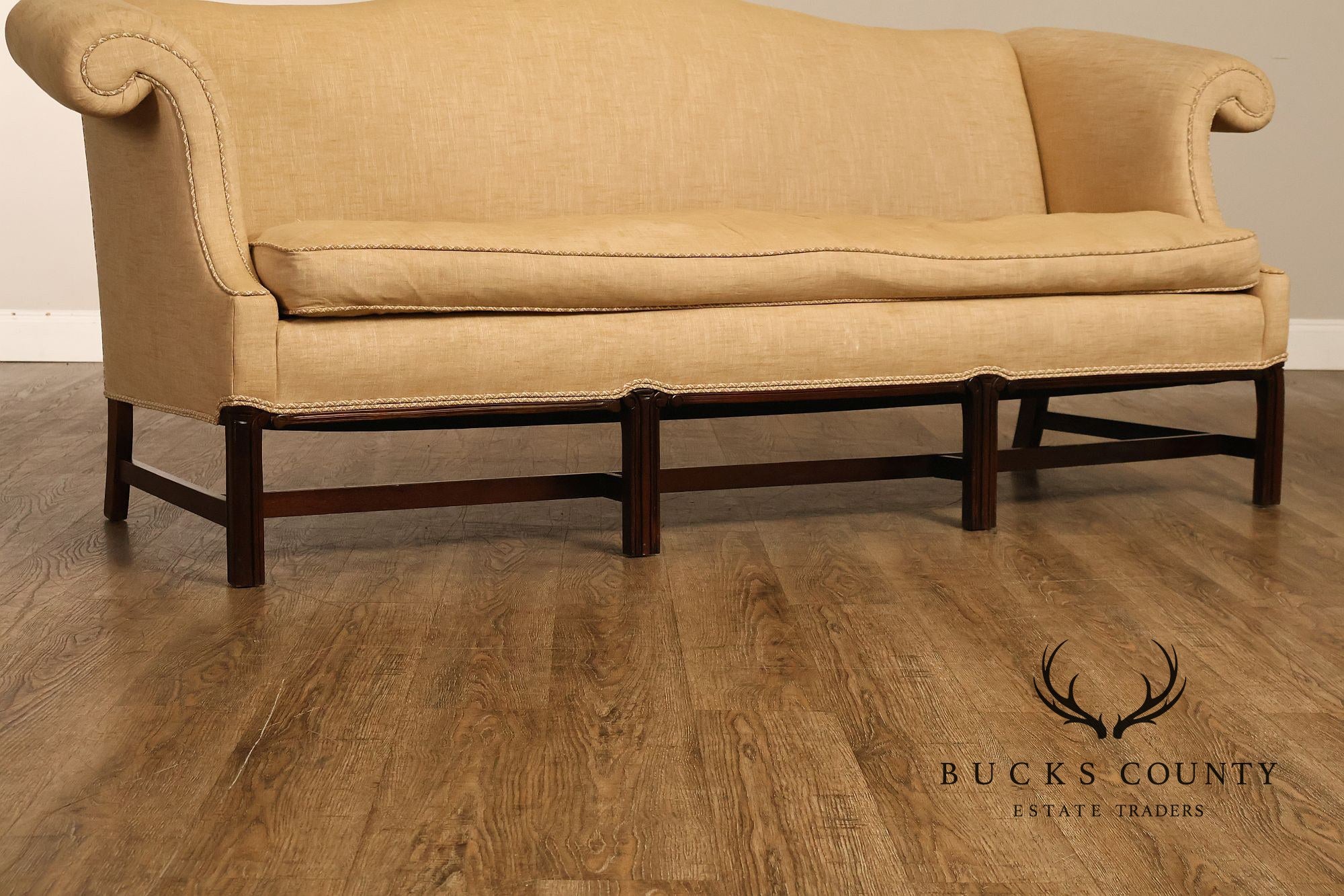 Hickory Chair Chippendale Style Camelback Sofa