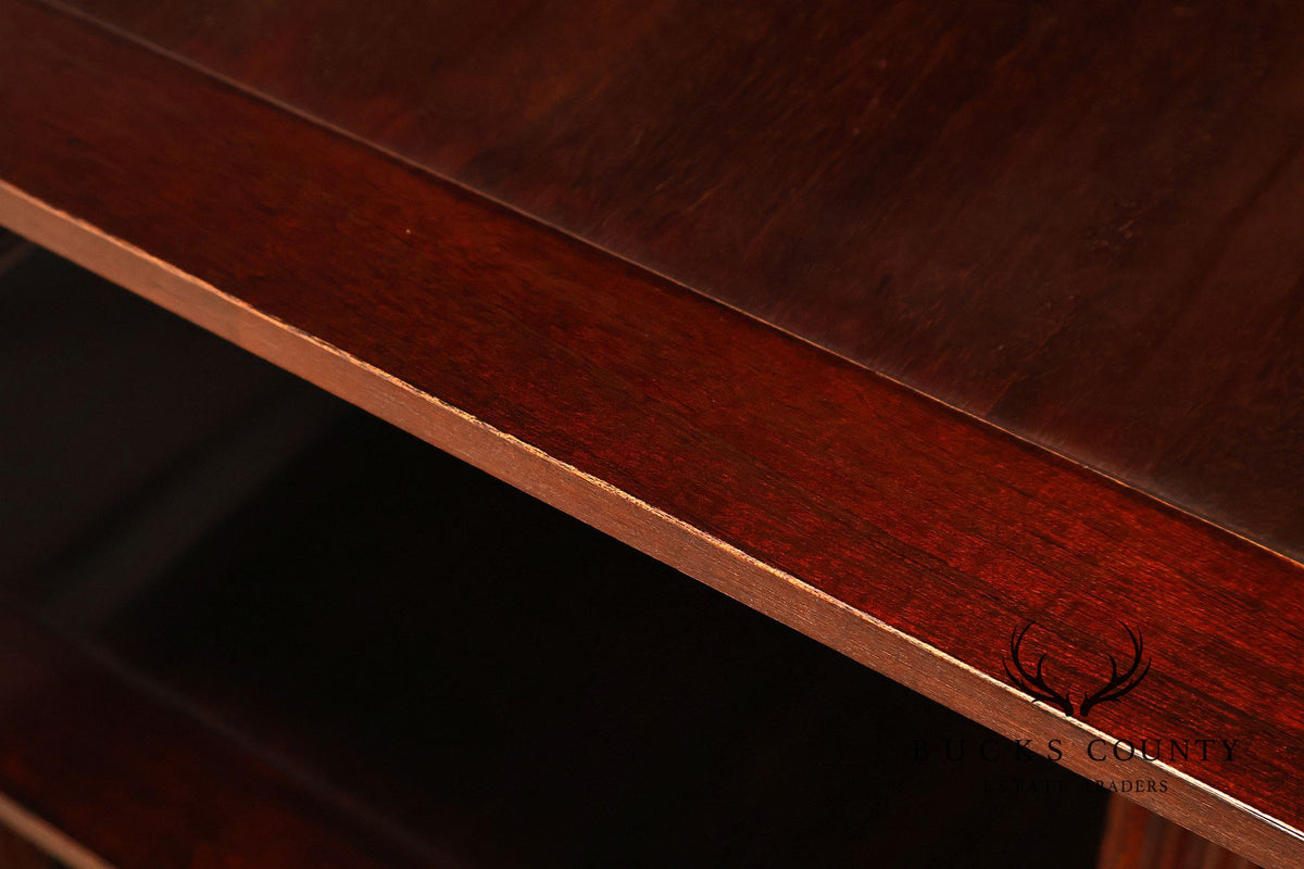 Baker Furniture Barbara Barry Collection Three Tier Mahogany Side Table