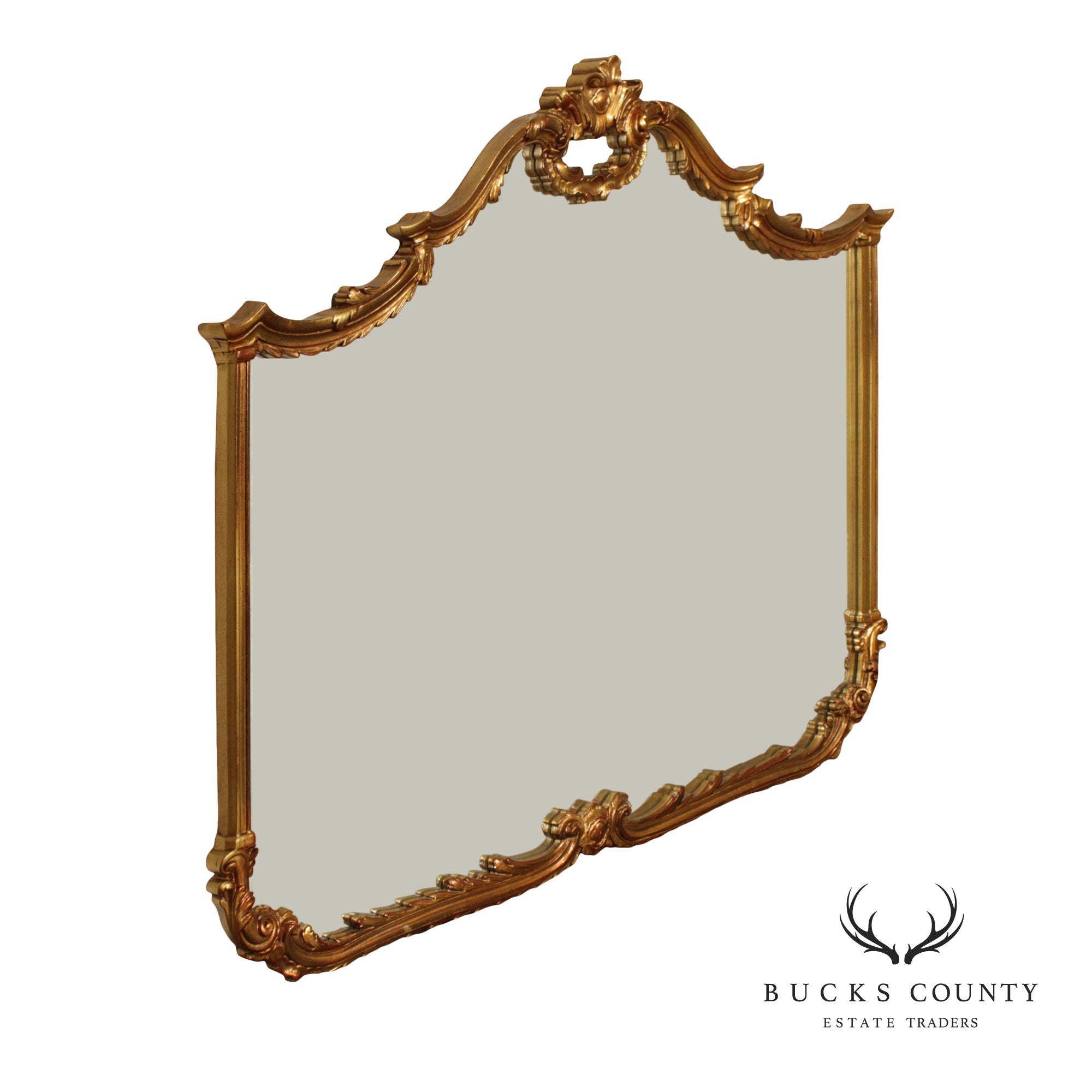 Carolina Mirror Georgian Style Gilt Painted Wall Mirror