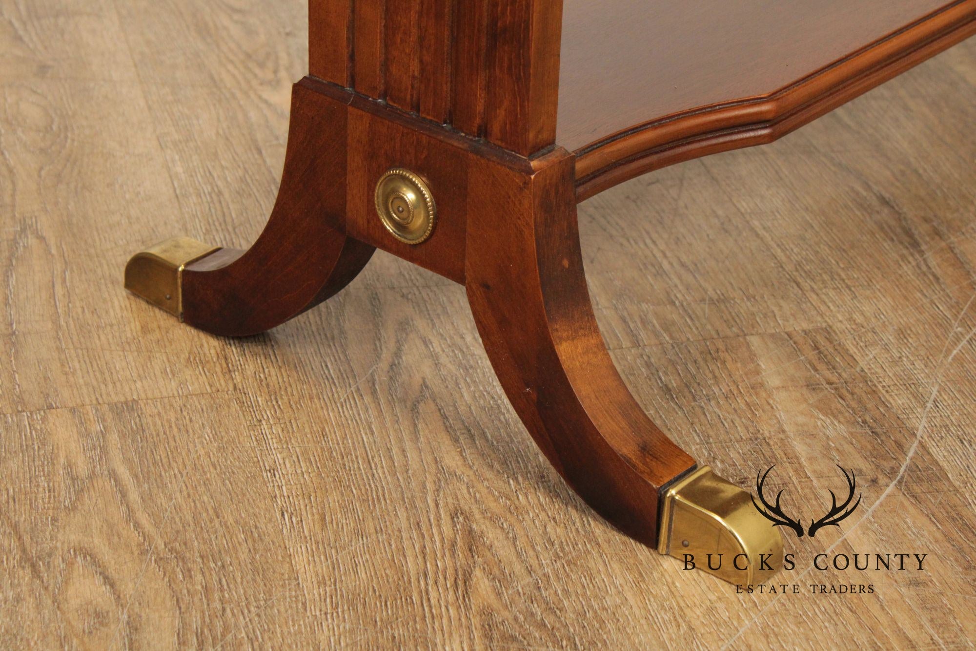Lane Regency Style Mahogany Console Table