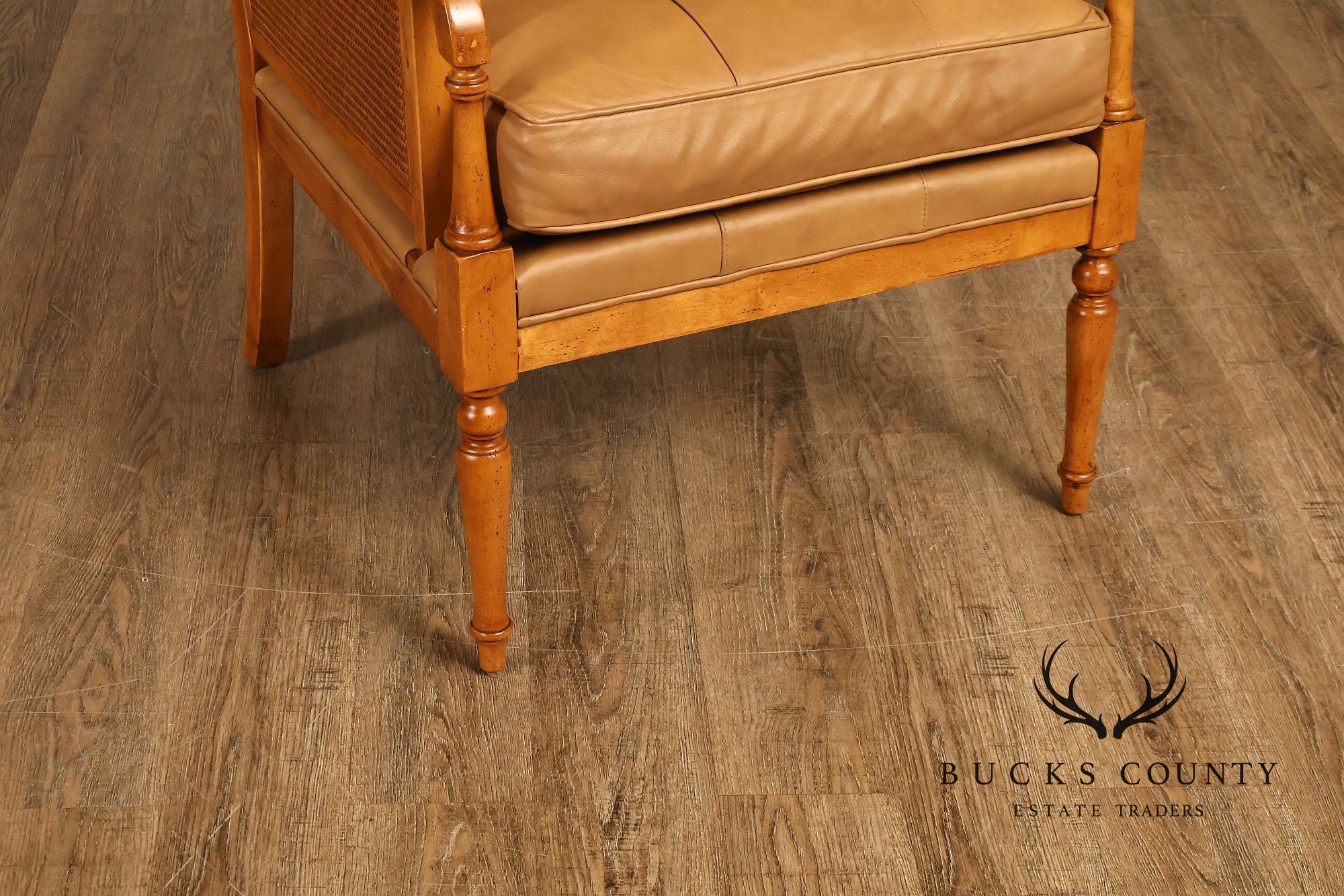 Tommy Bahama Pair of Caned Armchairs