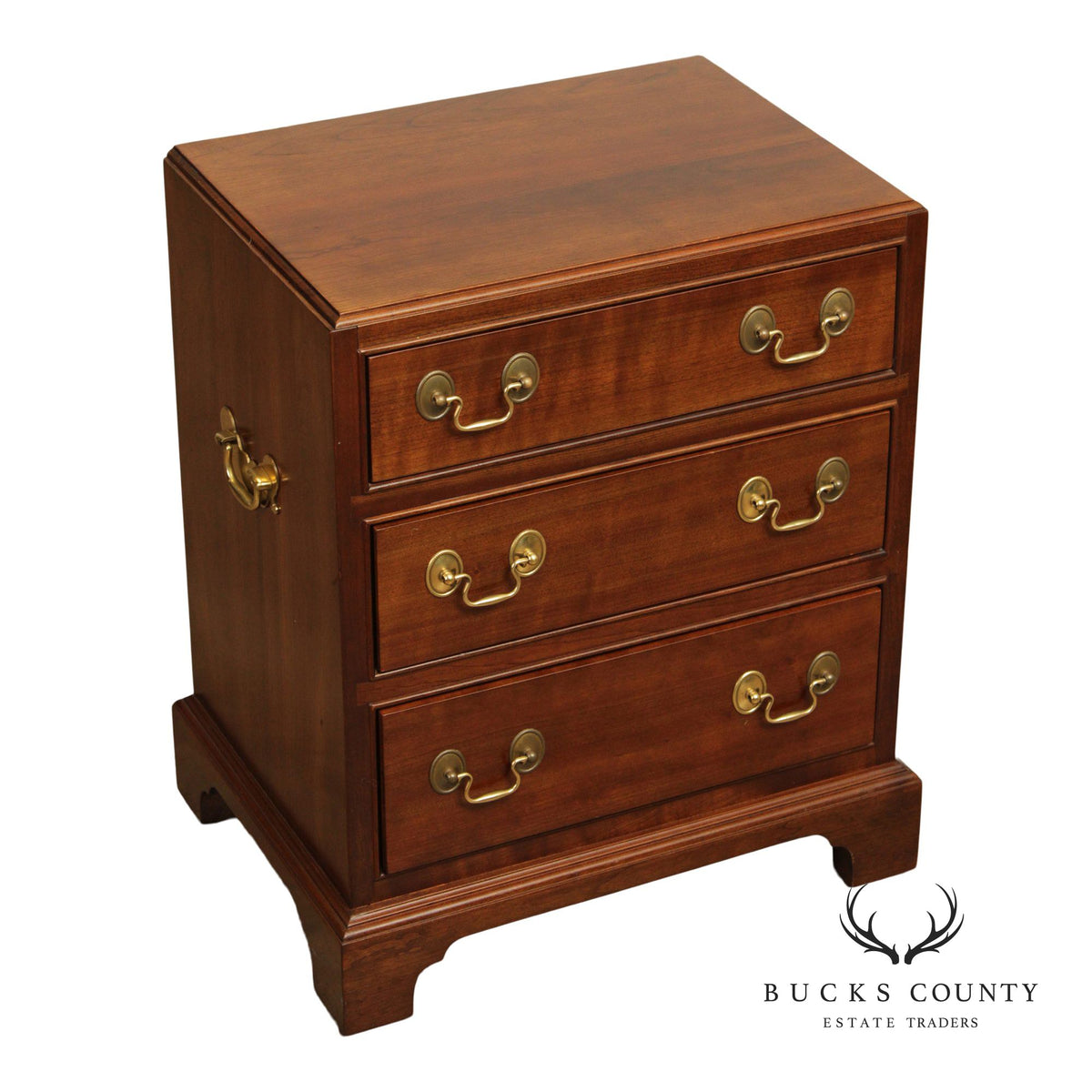 Stickley Chippendale Style Cherry Bachelor's Chest Nightstand