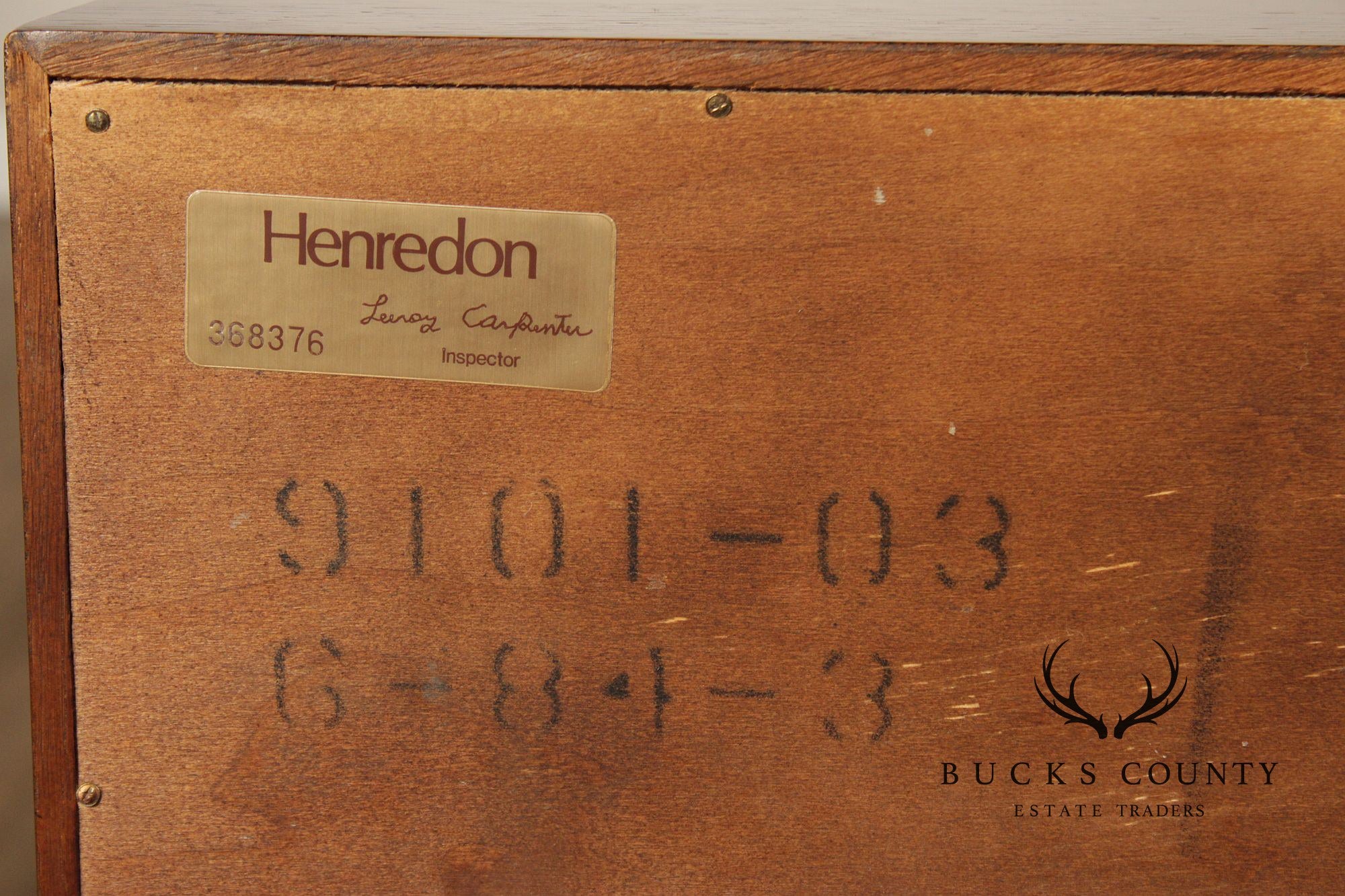 Henredon Campaign Style Seven-Drawer Dresser