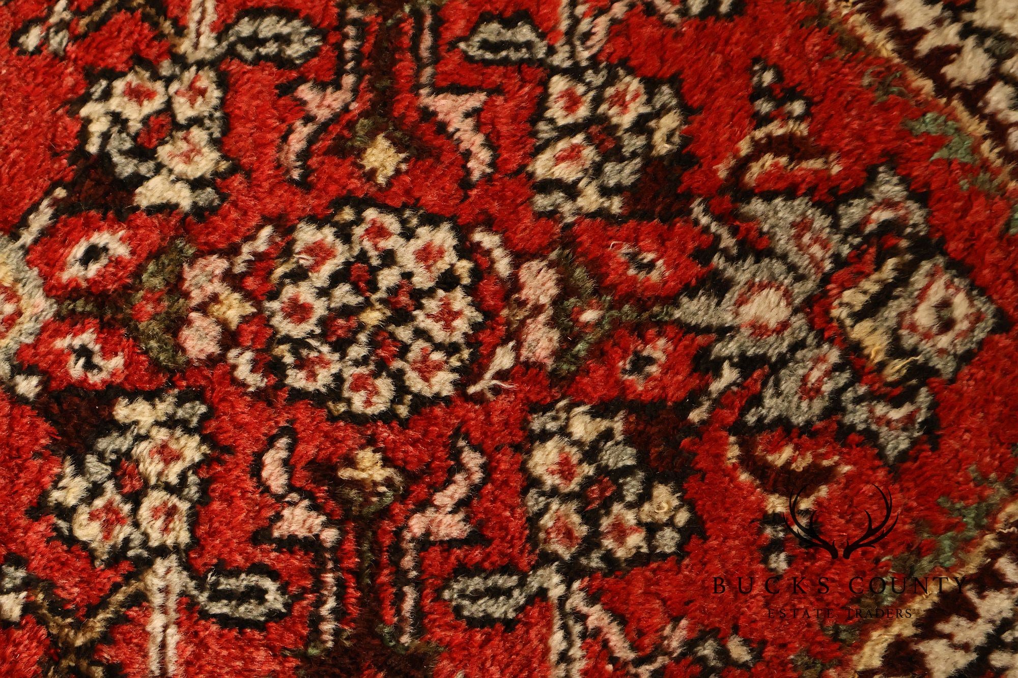 Hamedan Vintage Hand Woven Wool Area Rug