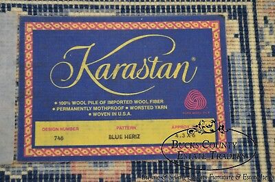 Karastan 4.3' x 6' Blue Heriz Area Rug #748