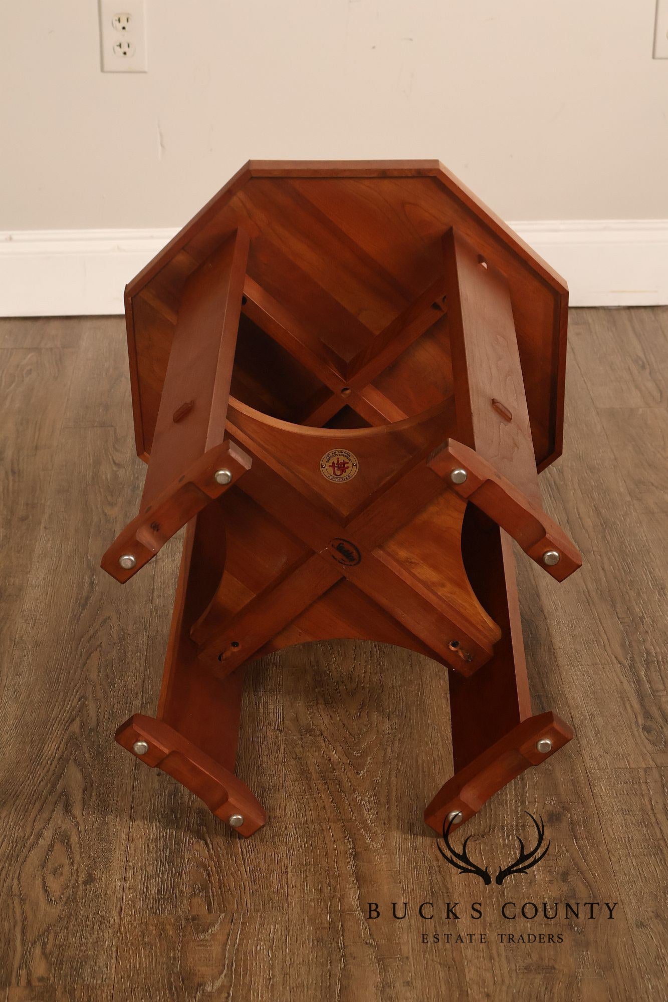 Stickley Mission Collection Cherry Octagonal Side Table