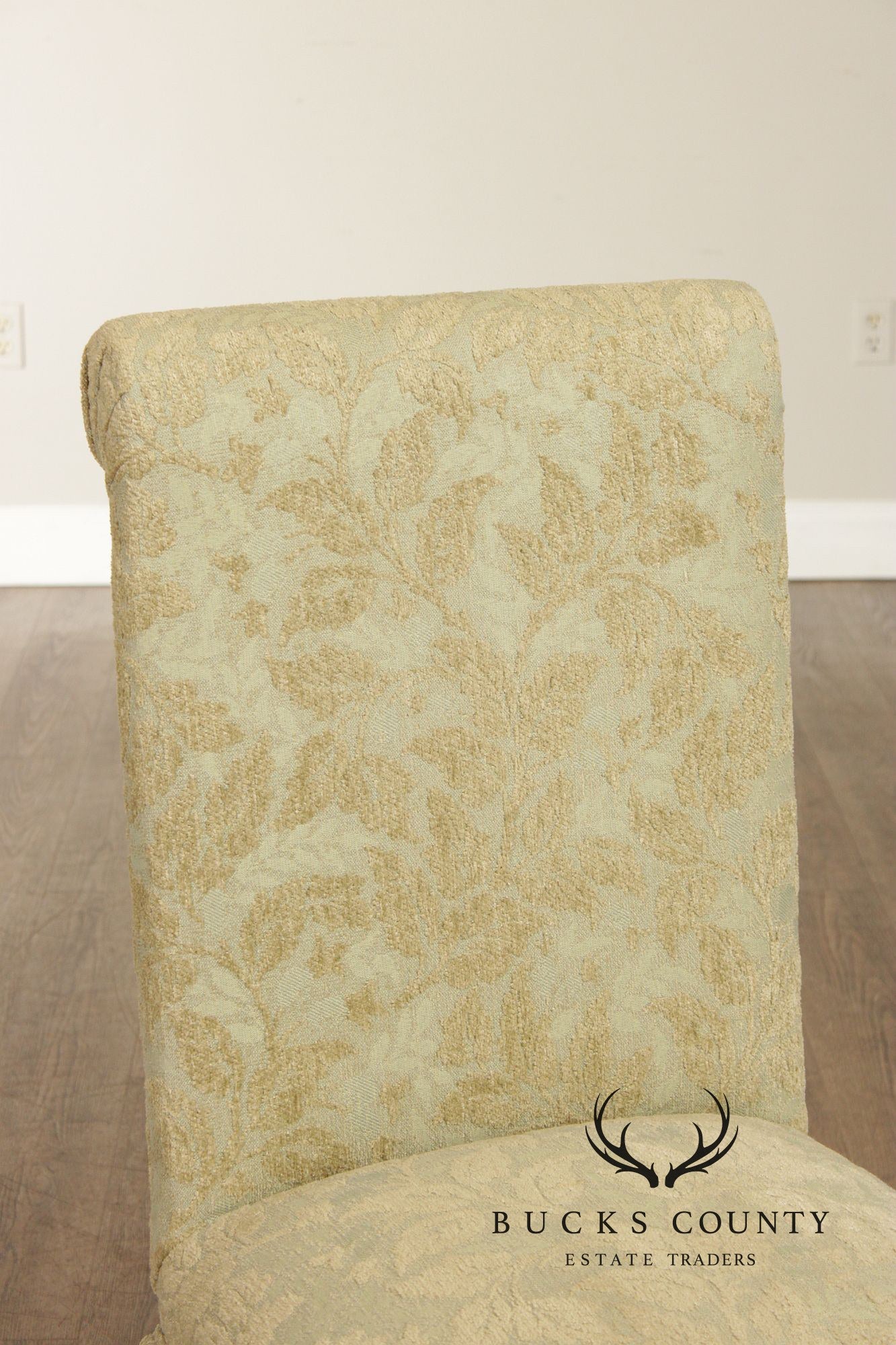 Pair of Upholstered Slipper Dining  Side Chairs