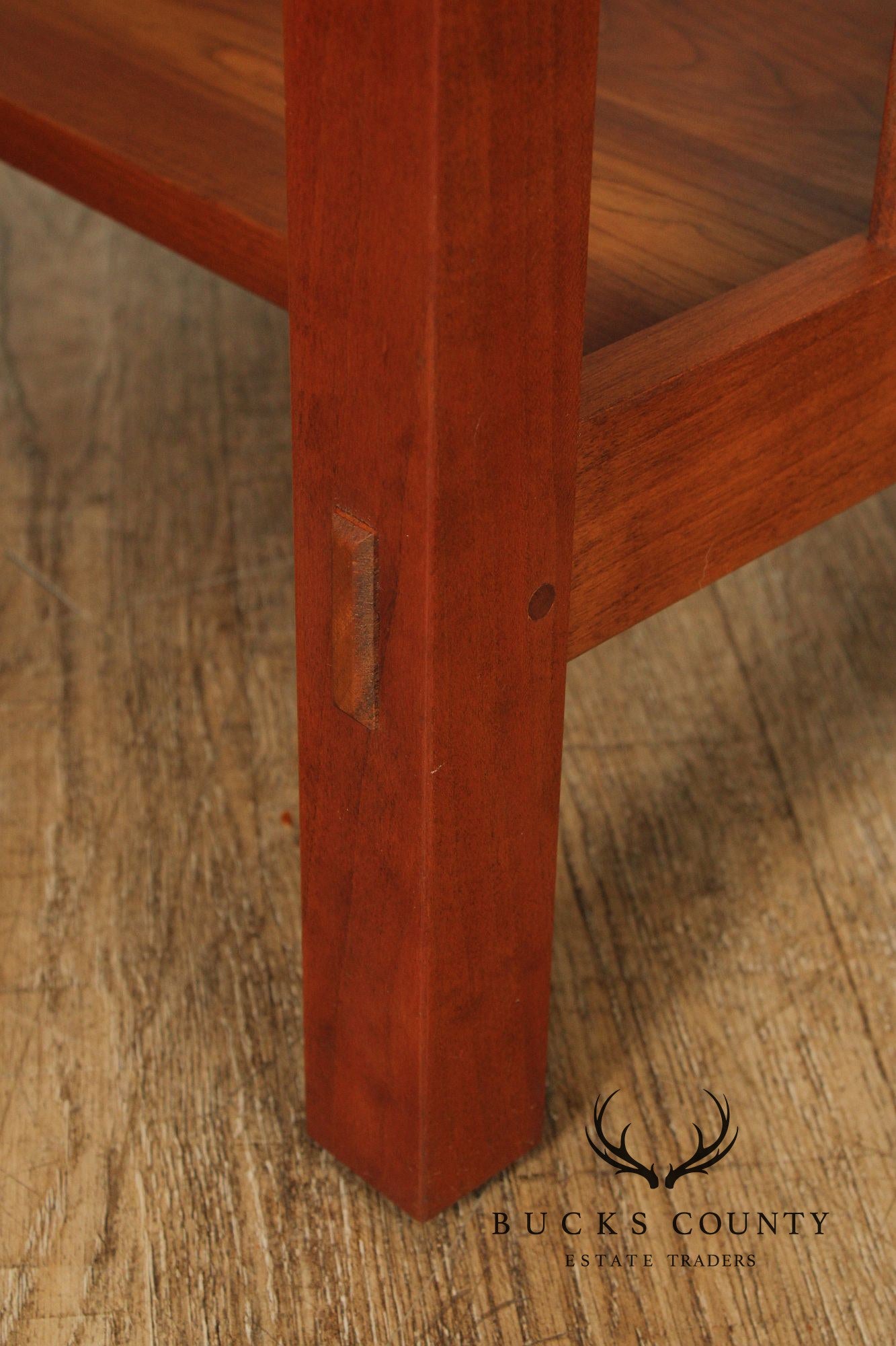 Stickley Mission Collection Cherry Spindle Lamp Table