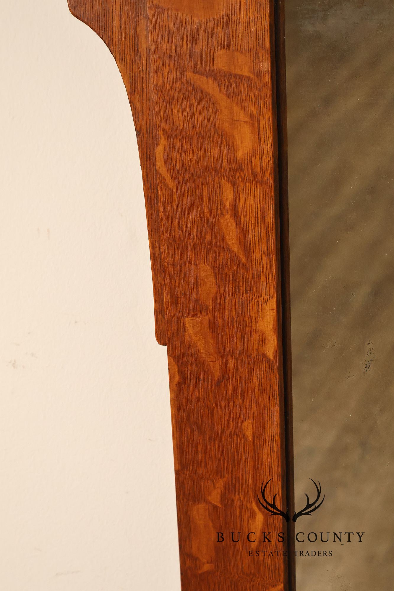 L. & J.G. Stickley Arts And Crafts Oak Wall Mirror