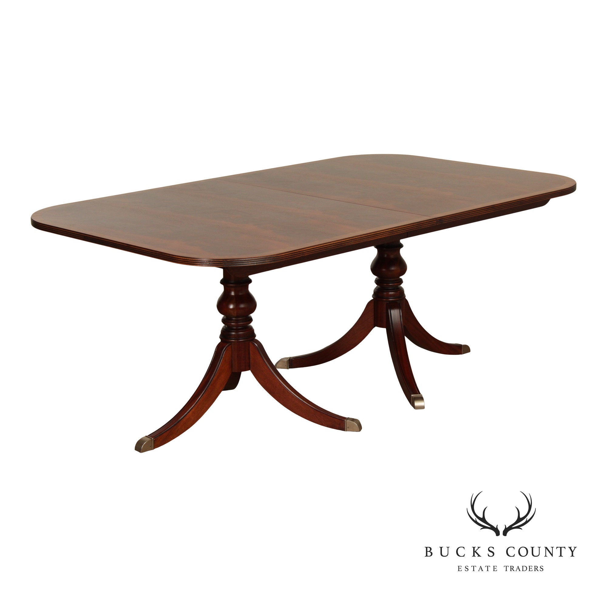 Ethan Allen Newport Collection Mahogany Abbott Dining Table