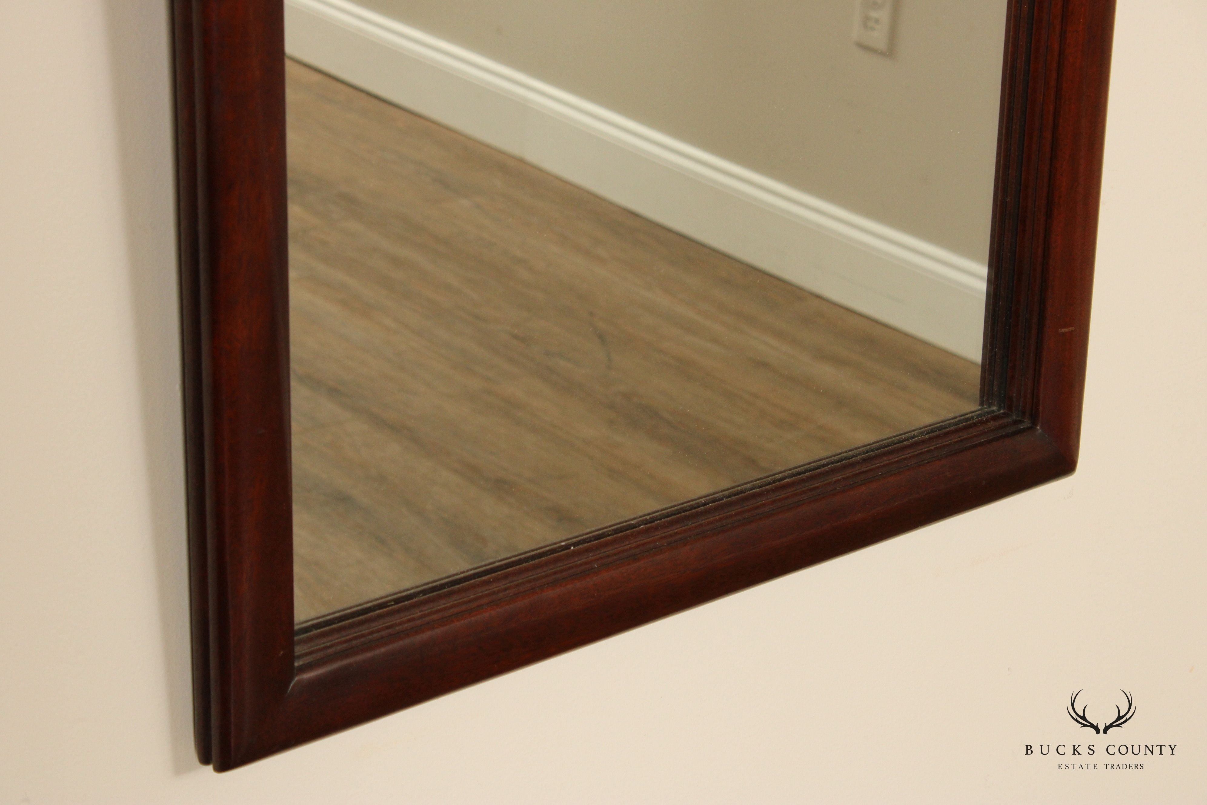 Stickley Queen Anne Style Mahogany Wall Mirror