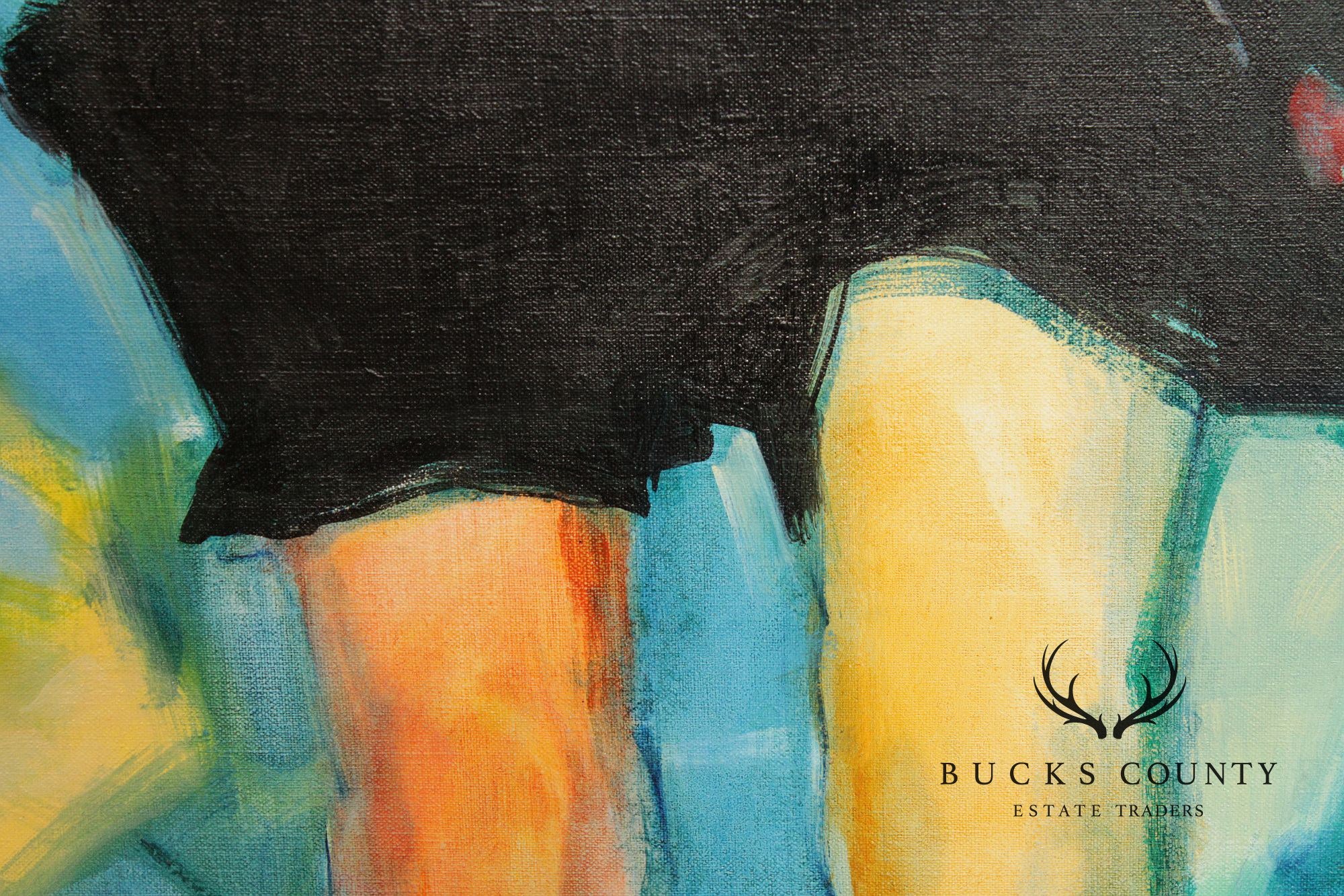 Malcolm Bray Contemporary Oil Painting, 'Boy Floating'