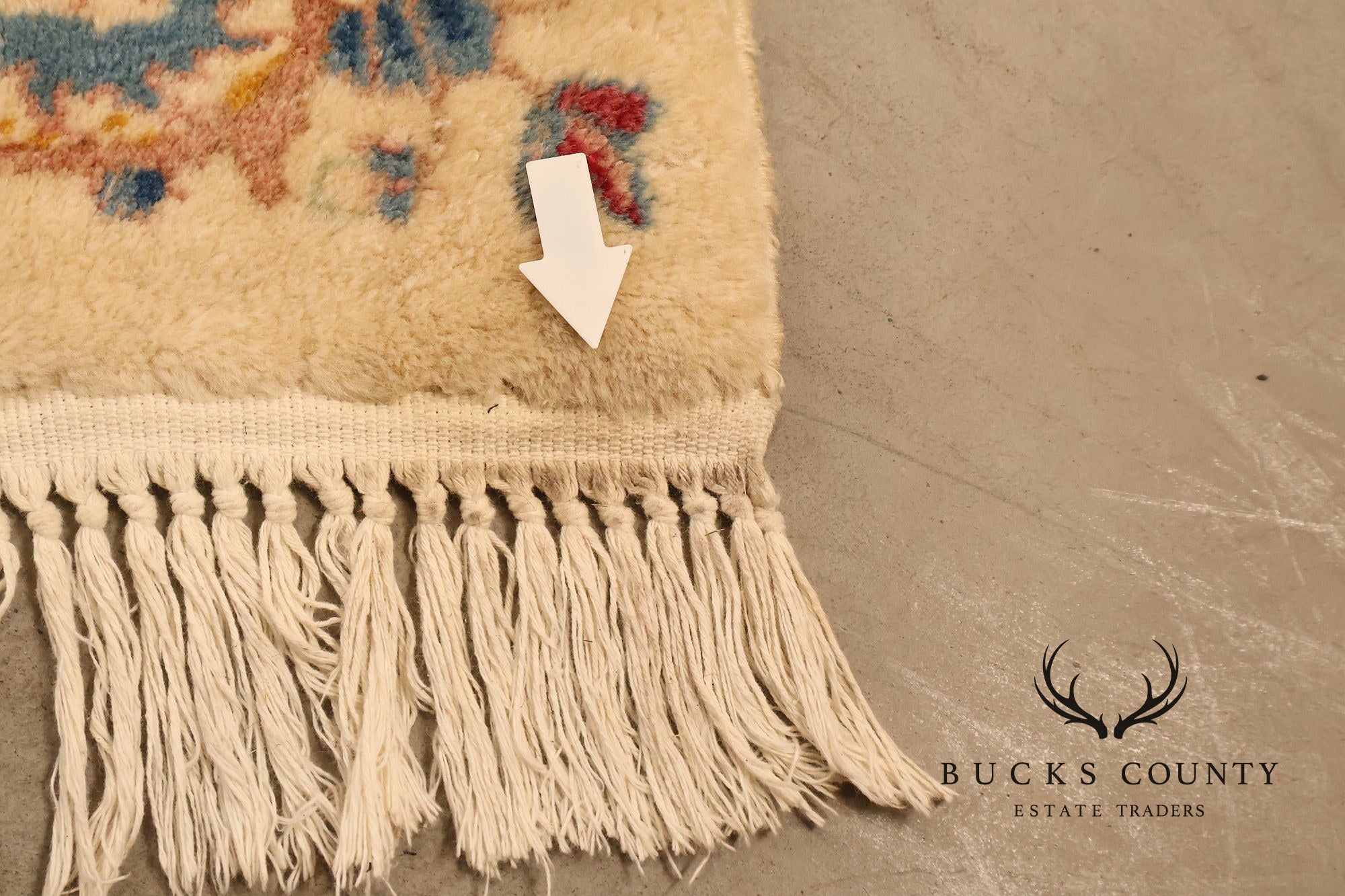 Kirmin Pattern Large Hand Tied 11' x 18' Fringed Area Rug