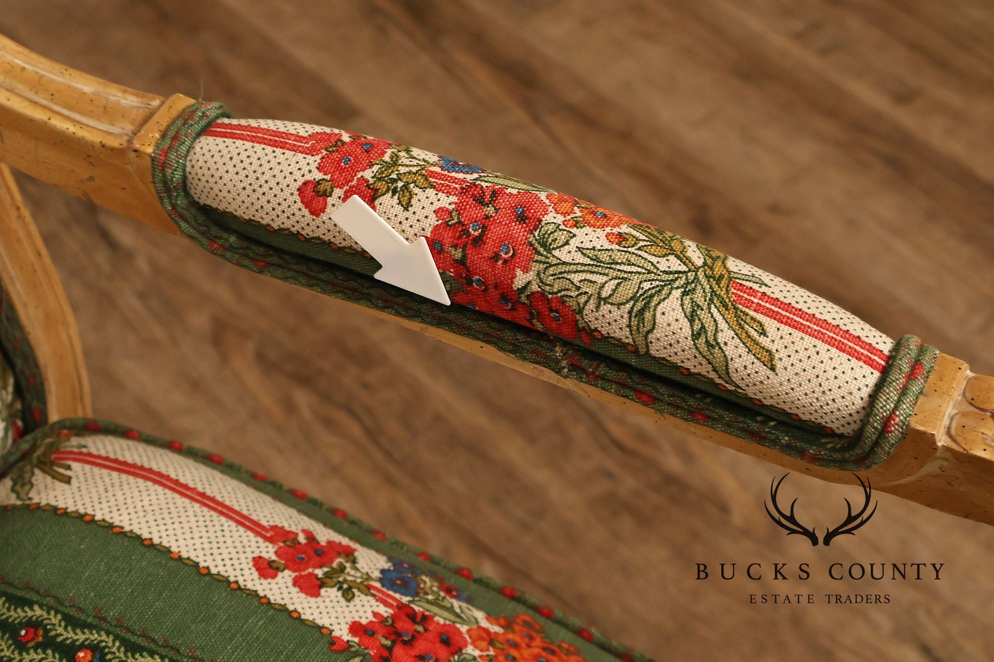 Kindel French Louis XV Style Painted Settee