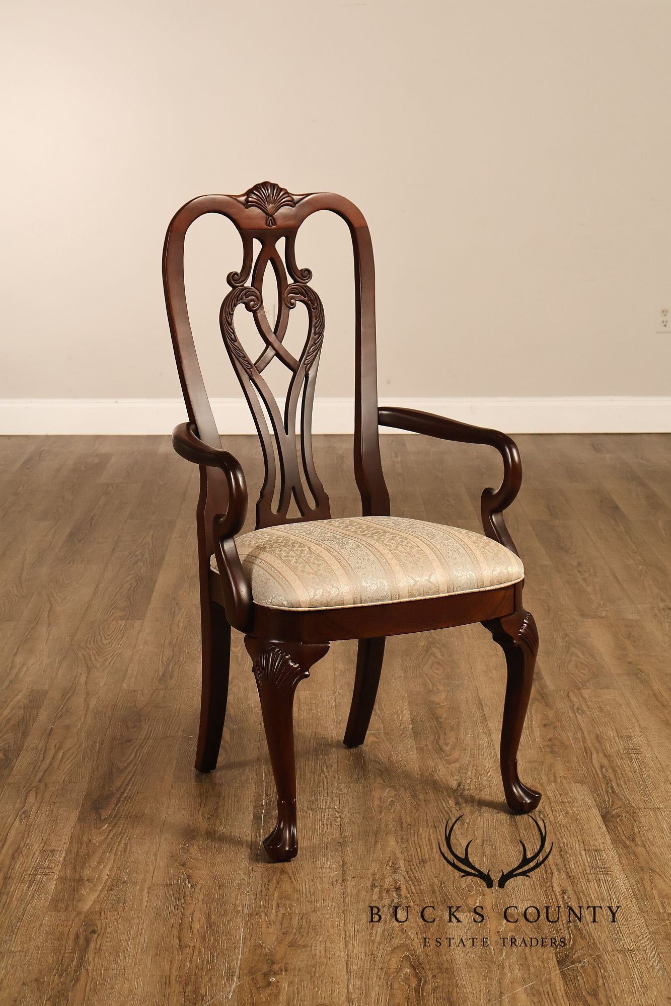 Ethan Allen '18th Century Mahogany' Set of Six Dining Chairs